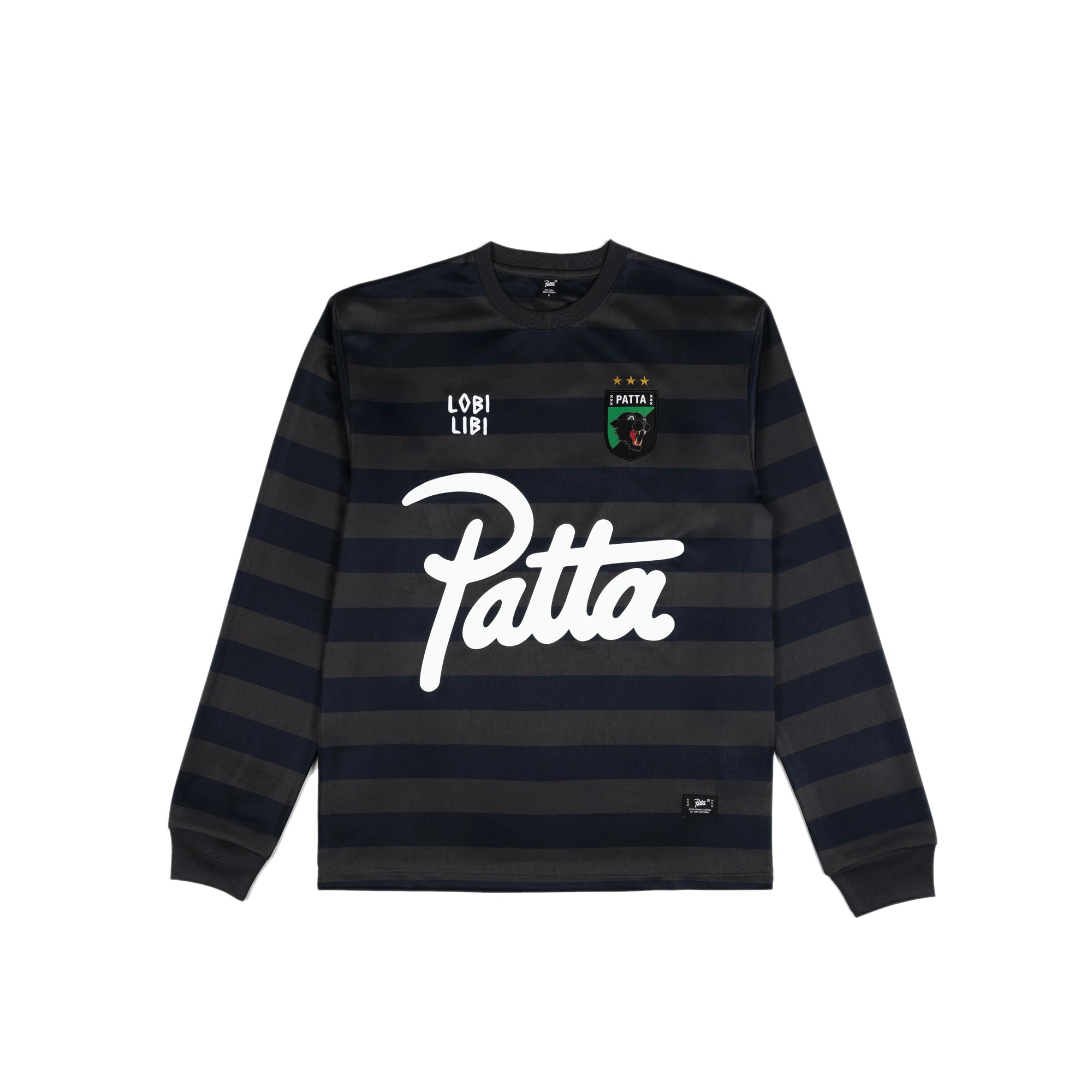 Patta Mens Striped Longsleeve Football Jersey – Extra Butter