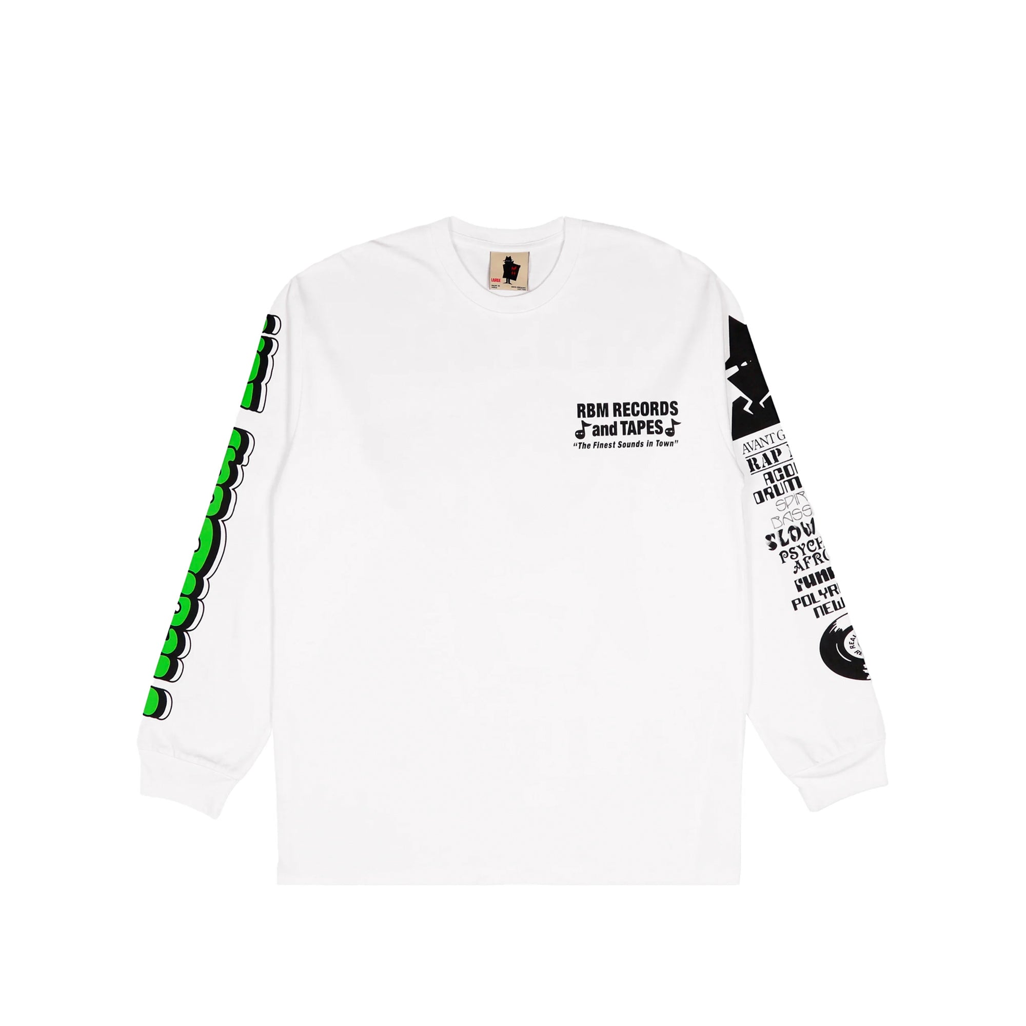 Real Bad Man Mens Records and Tapes LS Tee