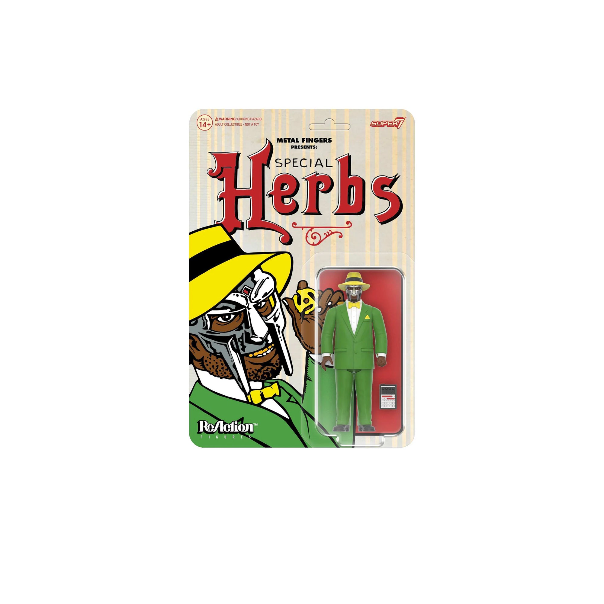 Super7 MF DOOM Wave 04 Special Herbs Figure – Extra Butter
