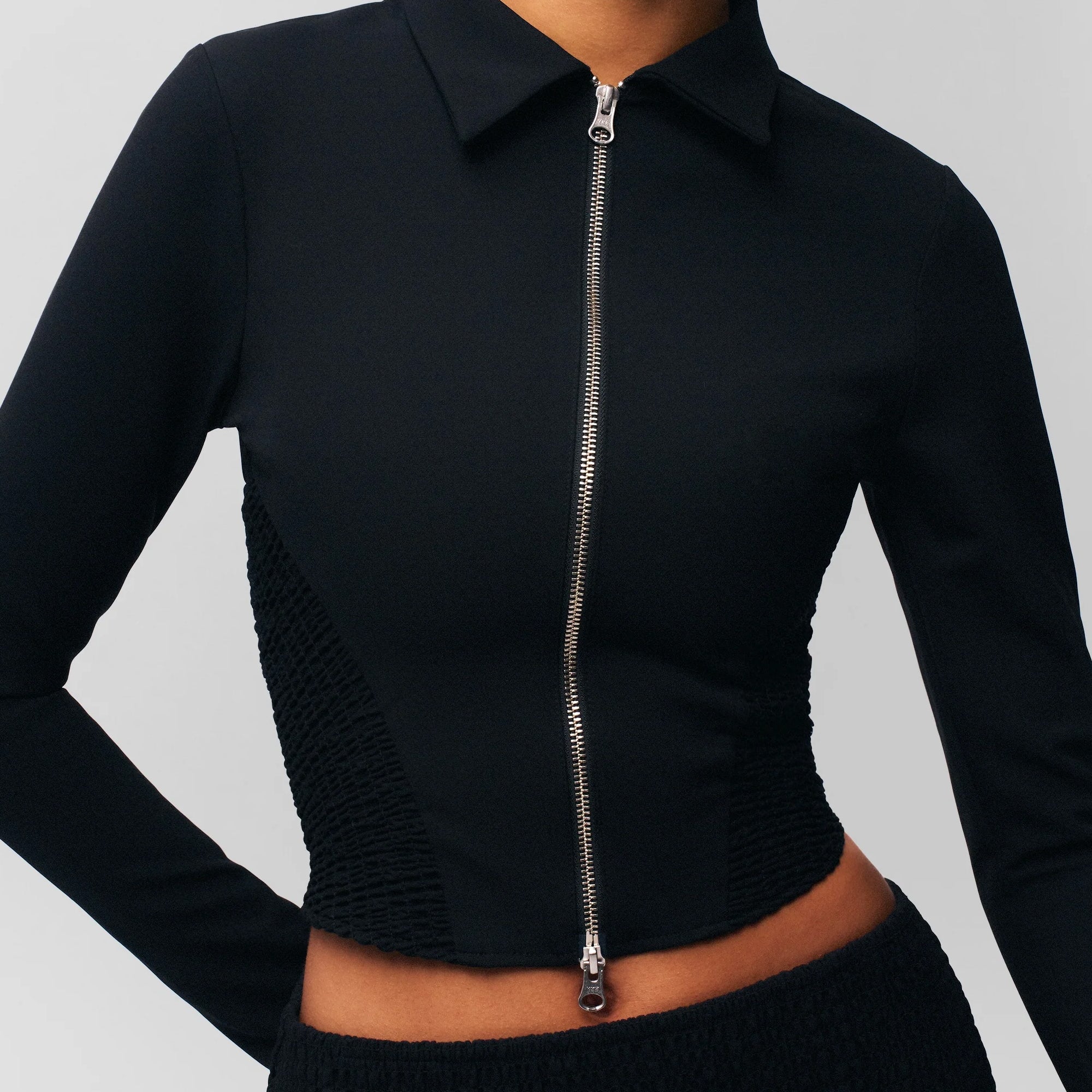 Guizio Womens Apolline Smocked Jacket