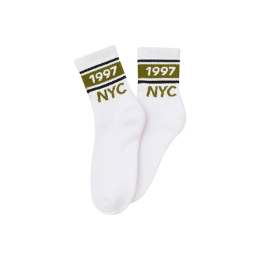 Only NY Track Half Crew Socks