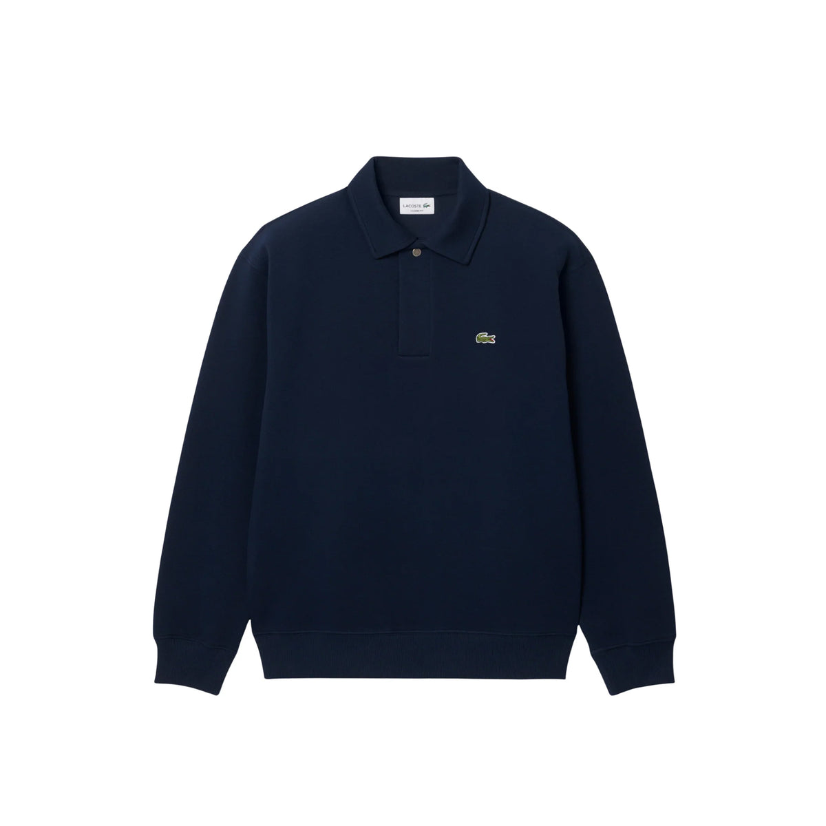Lacoste Mens Polo Collar Pique Sweatshirt