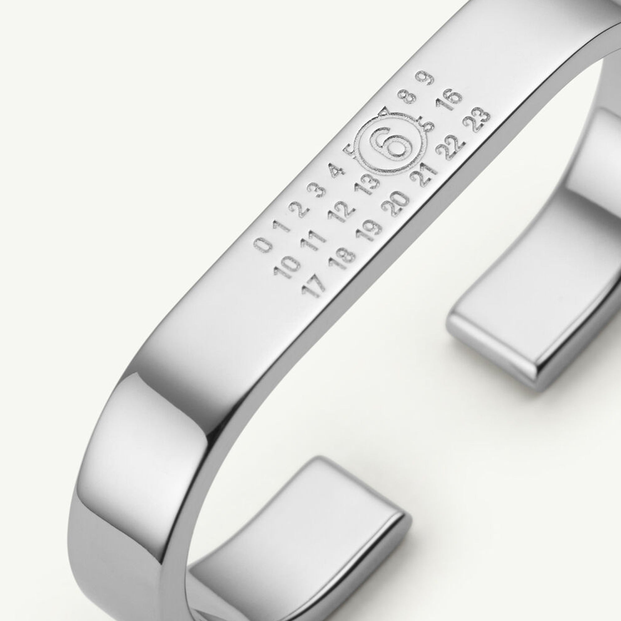 MM6 Maison Margiela Palladium Double Numeric Ring
