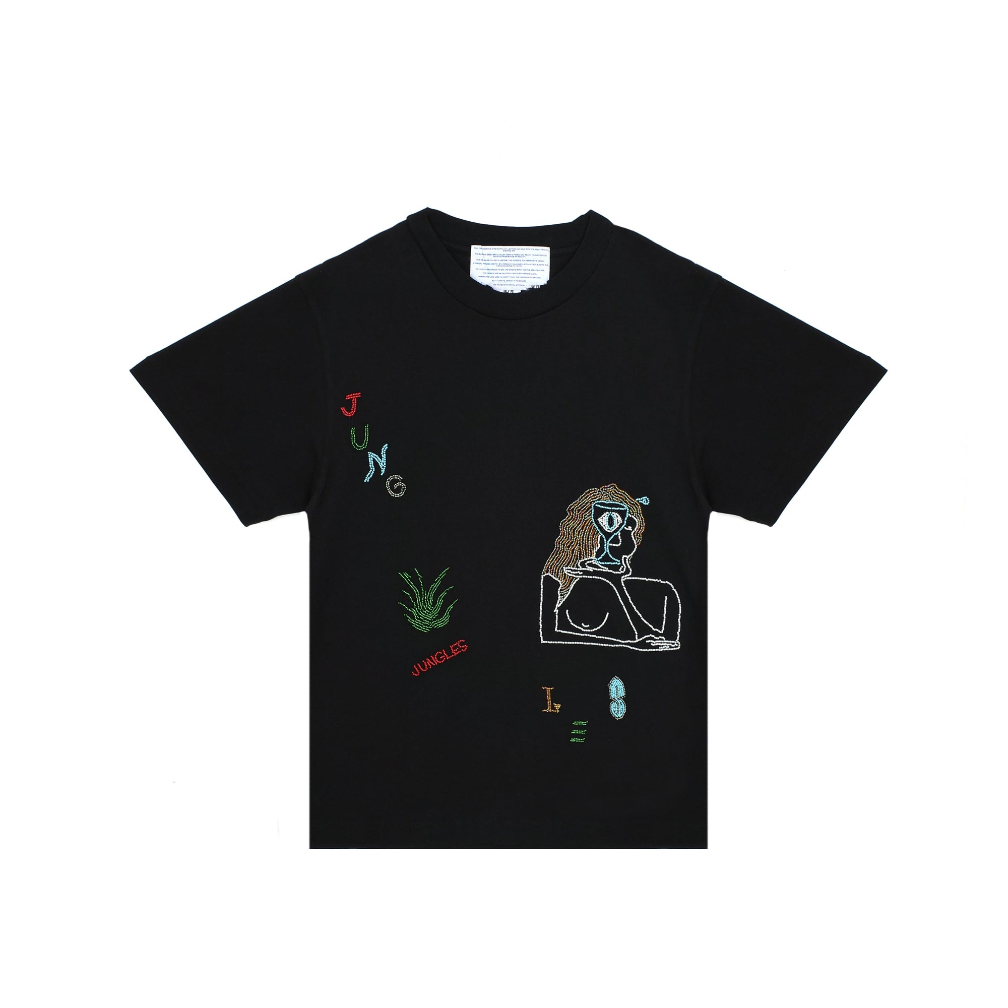Jungles Mens Slow Down Beaded SS Tee card image