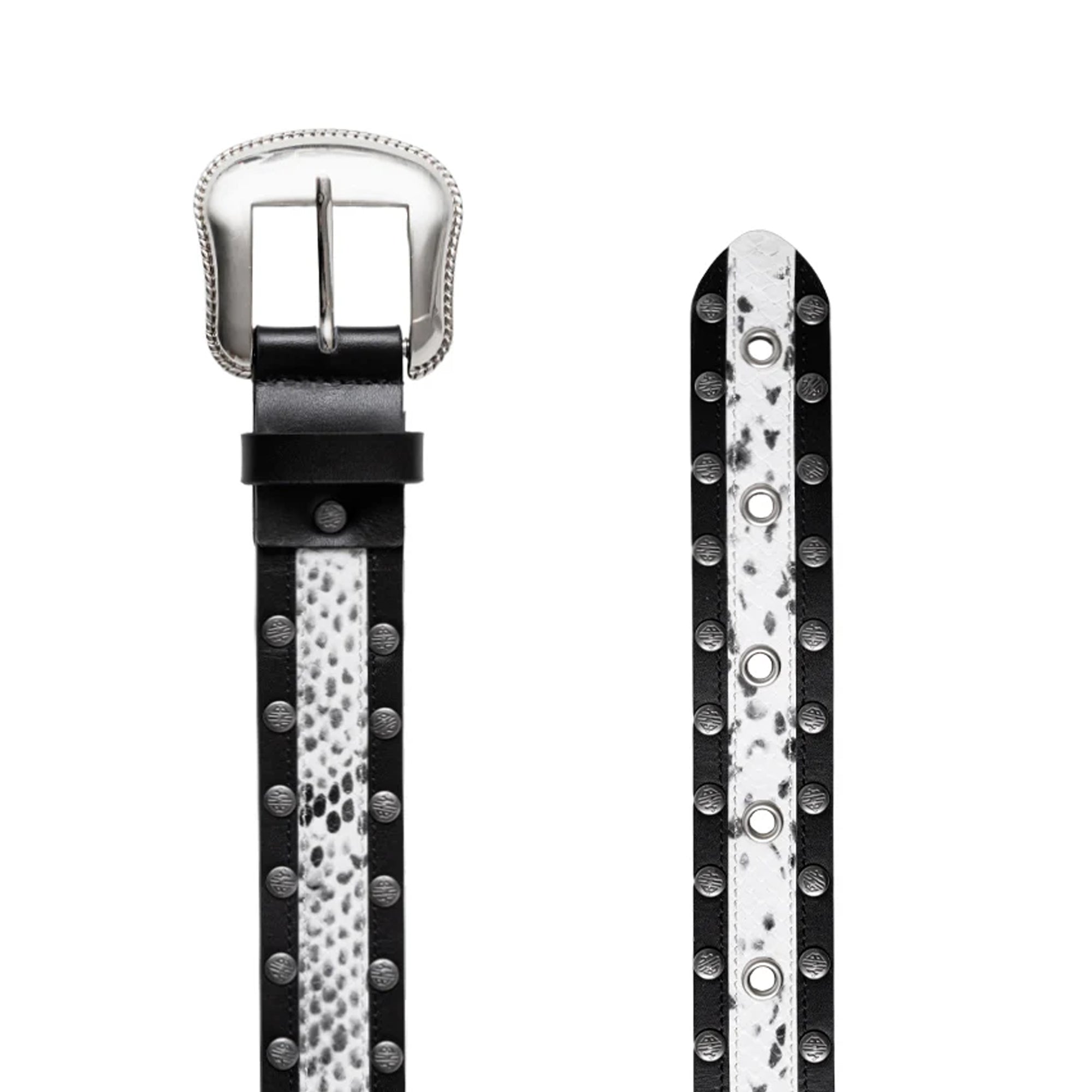 Brigade Mens Snakeskin Belt