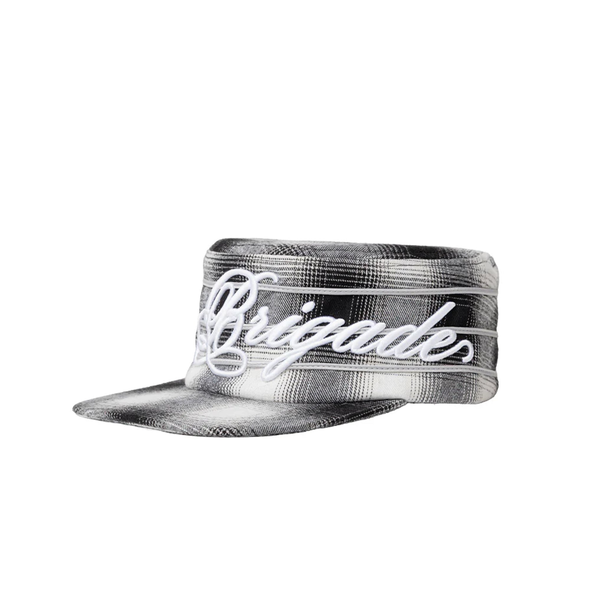 Brigade Mens Shadow Plaid Pillbox Hat