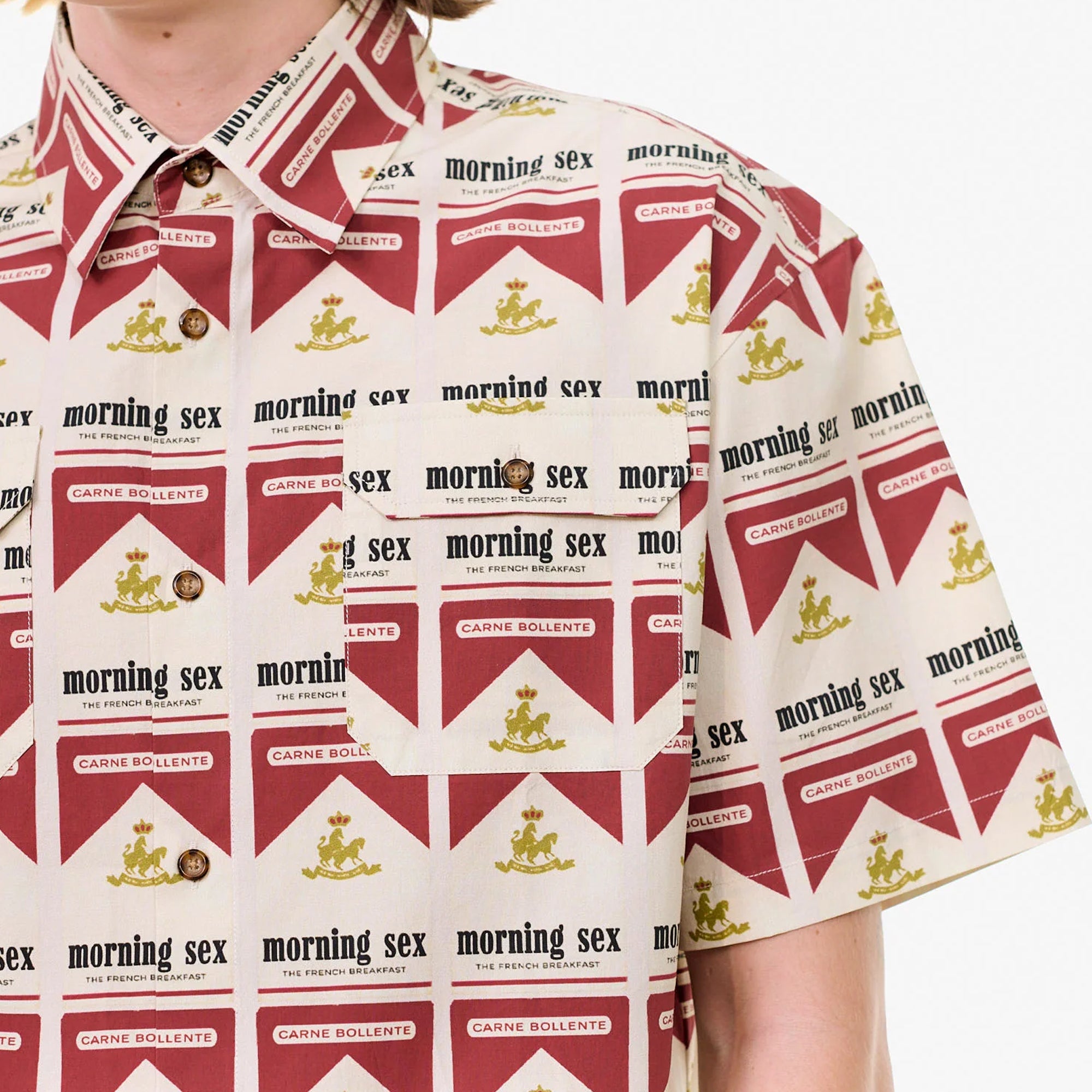 Carne Bollente Mens Smoking Hot Shirt