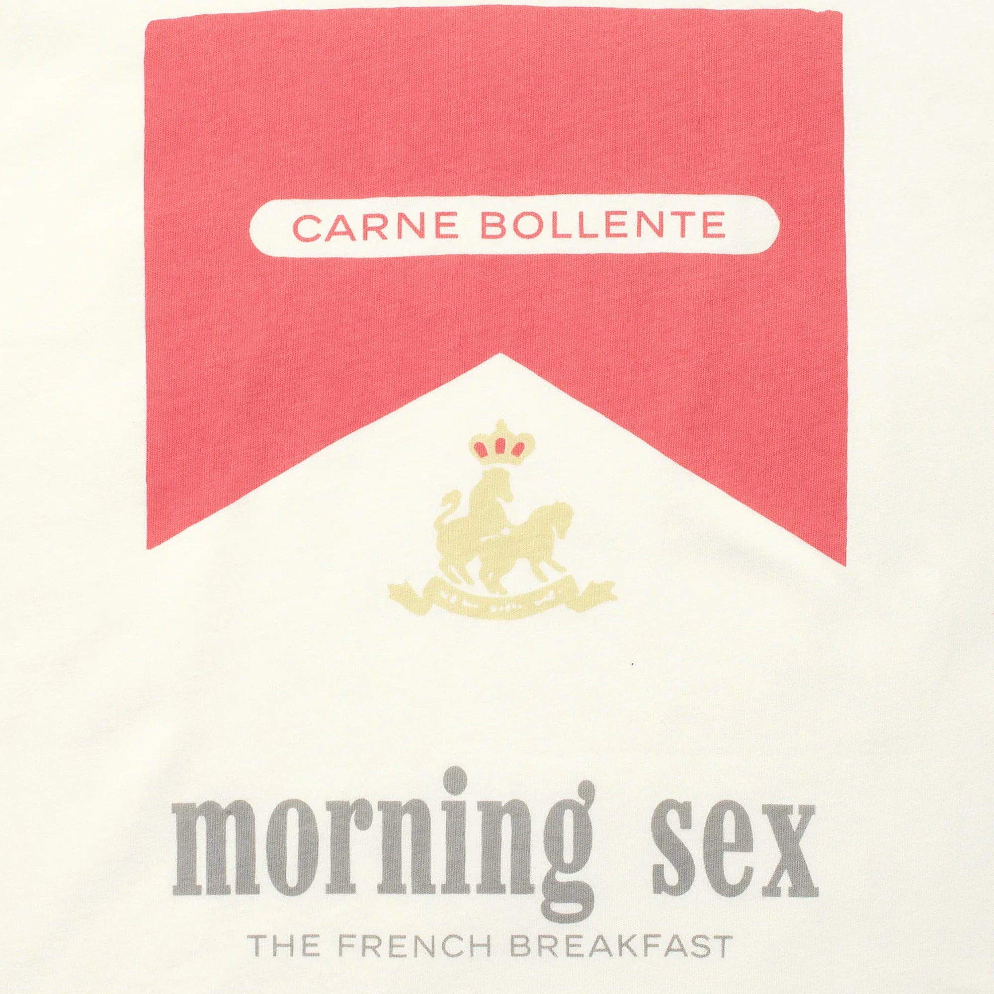 Carne Bollente Mens Breakfast in Bed Tee