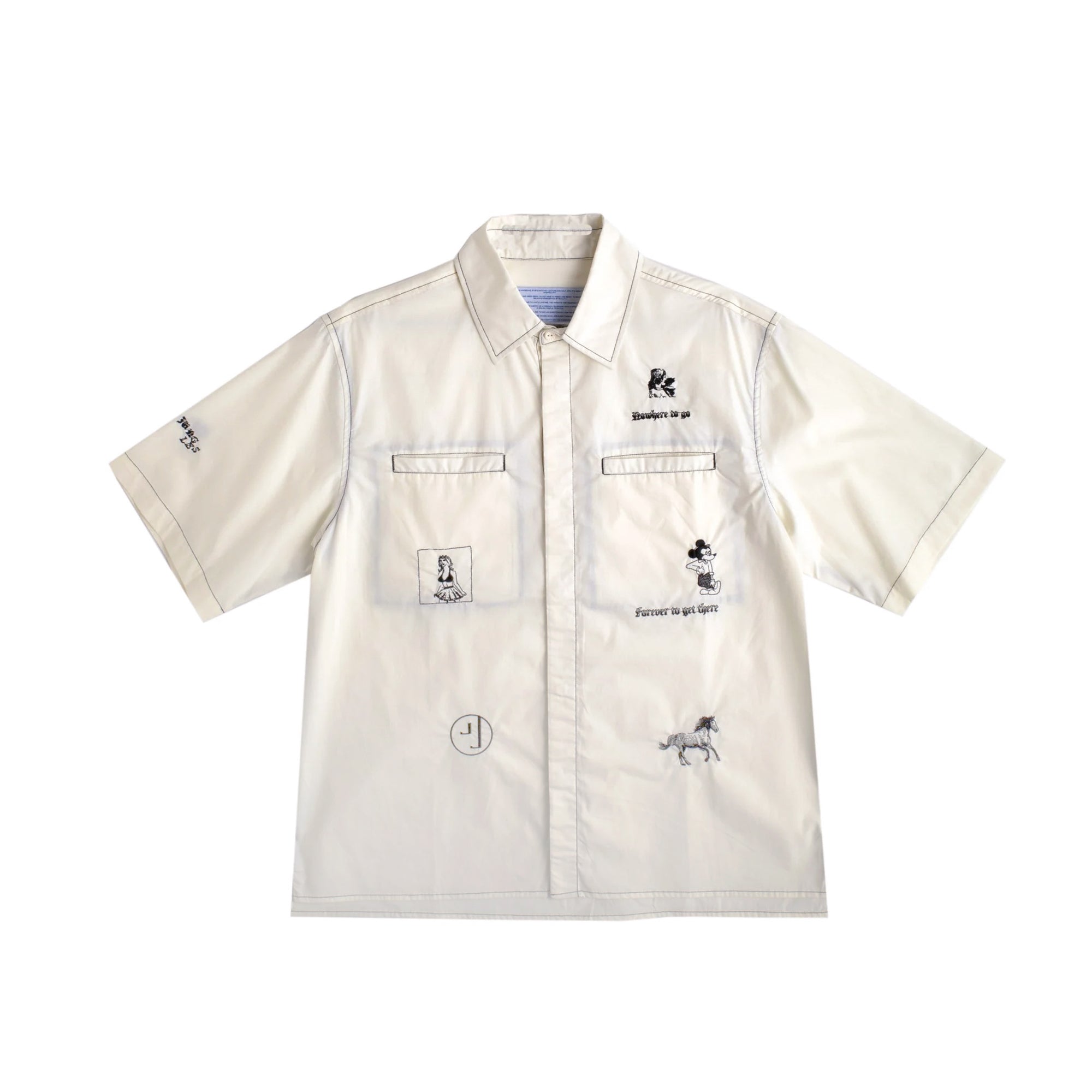 Jungles Mens No Where Button Up Shirt