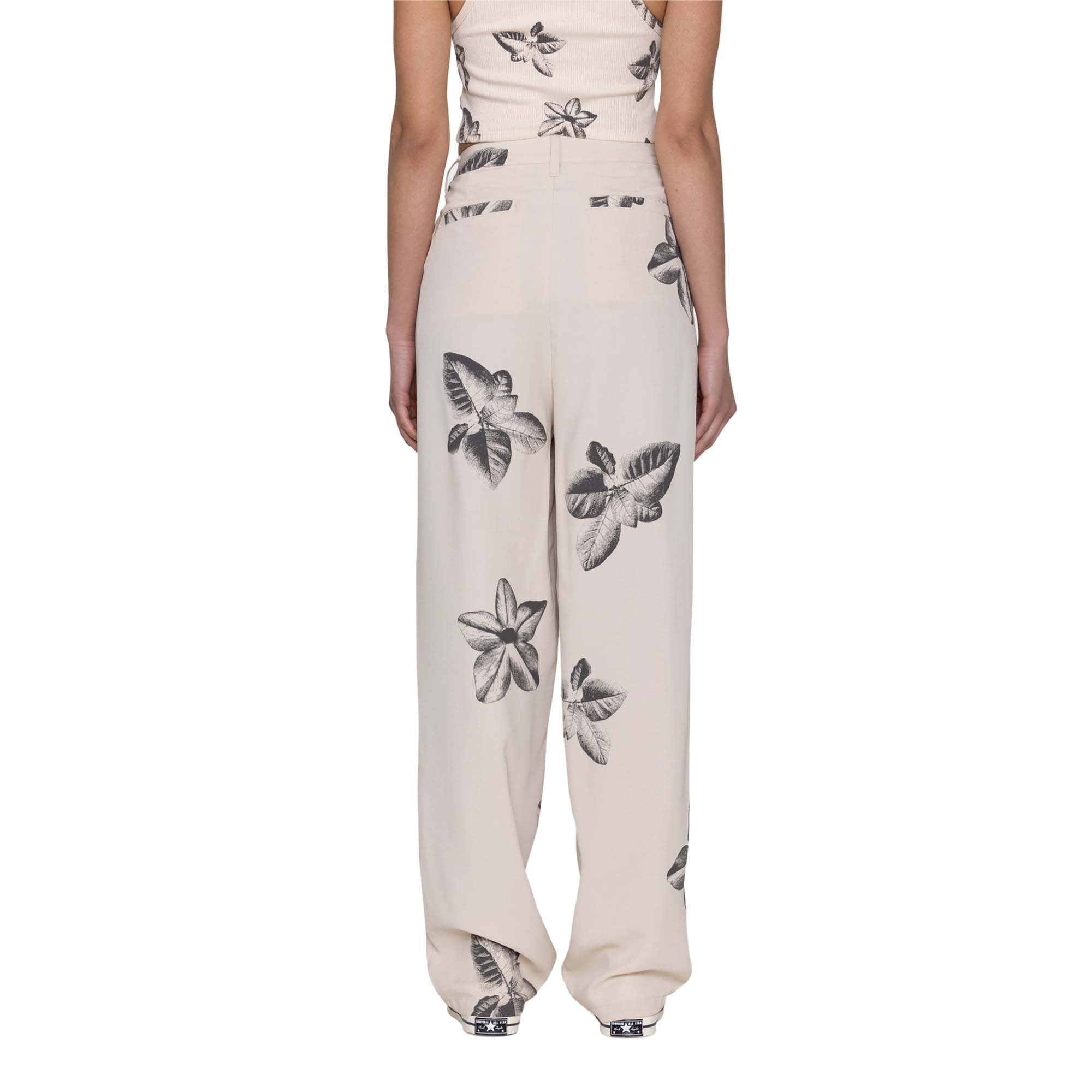 Honor The Gift Womens Floral Print Trousers