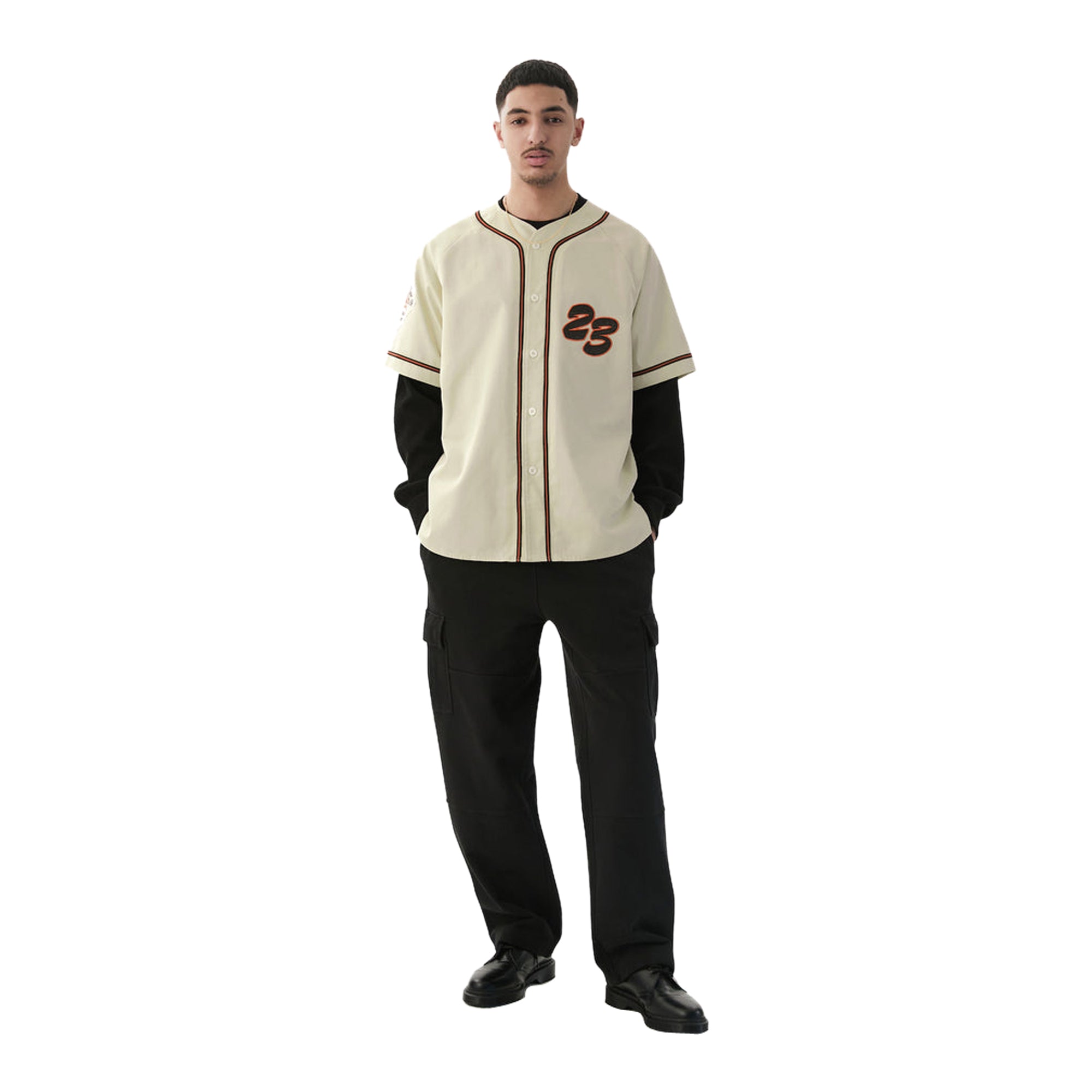 Thisisneverthat Mens Script Baseball Jersey