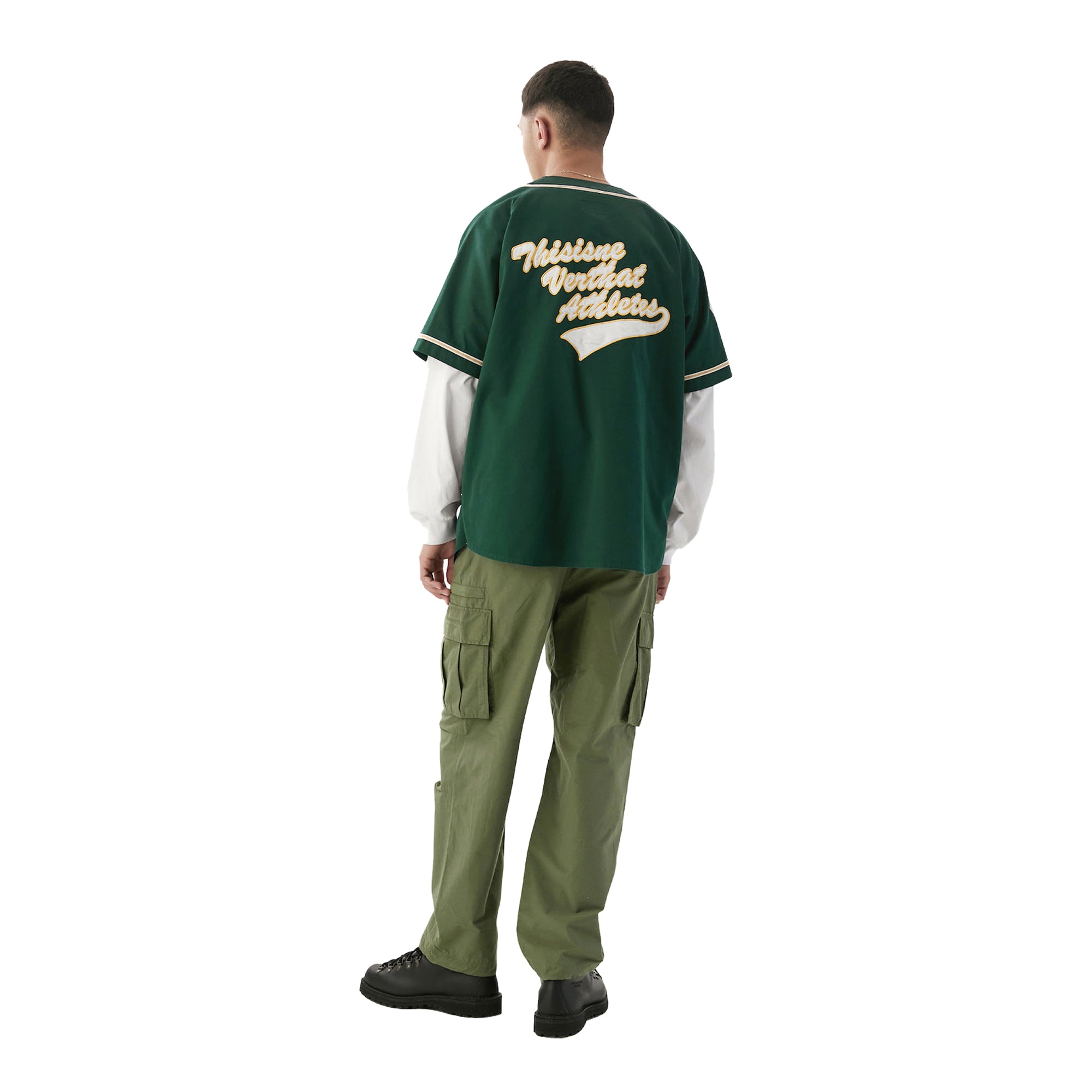 Thisisneverthat Mens Script Baseball Jersey