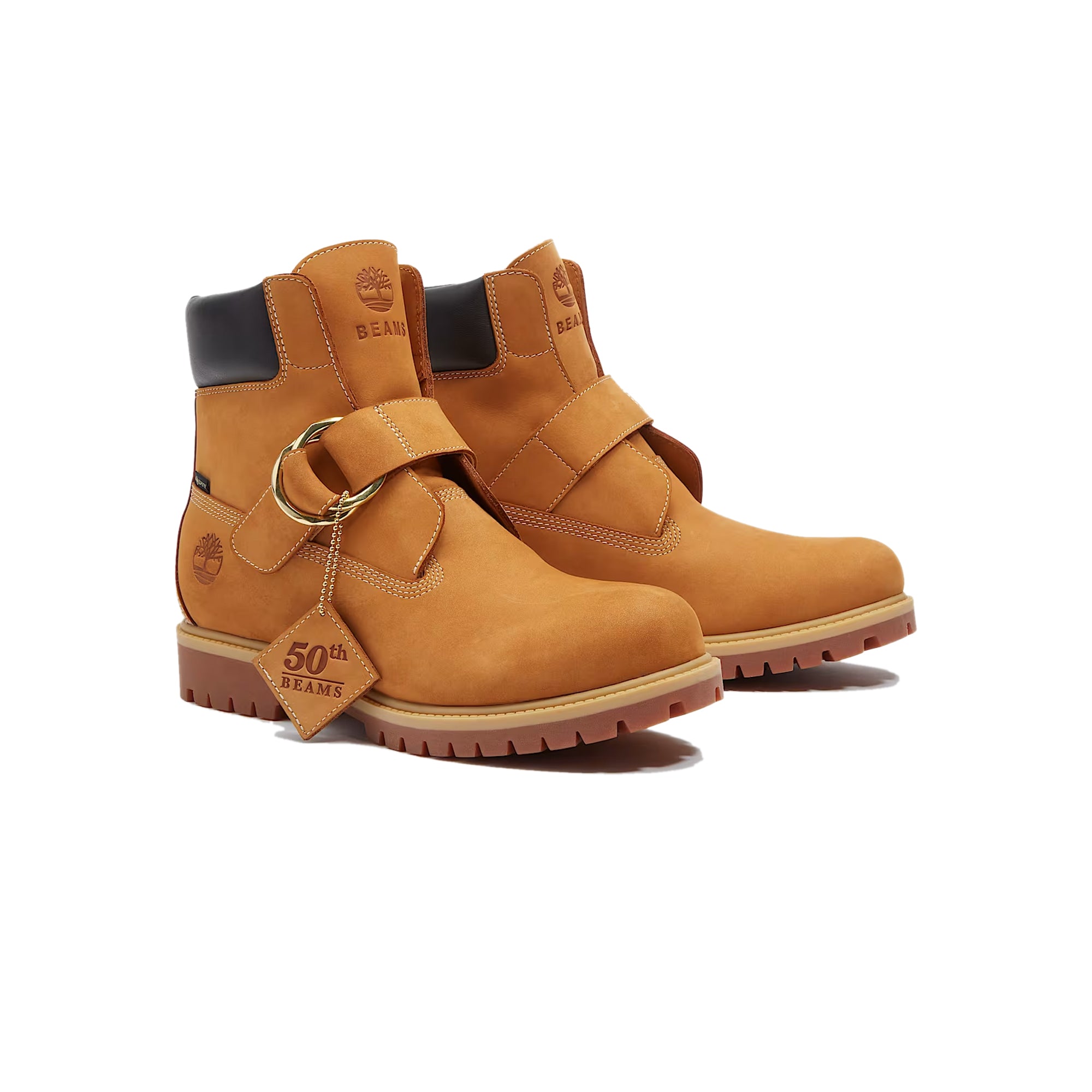 Timberland x Beams Mens Heritage Mid Buckle GTX Boot – Extra Butter