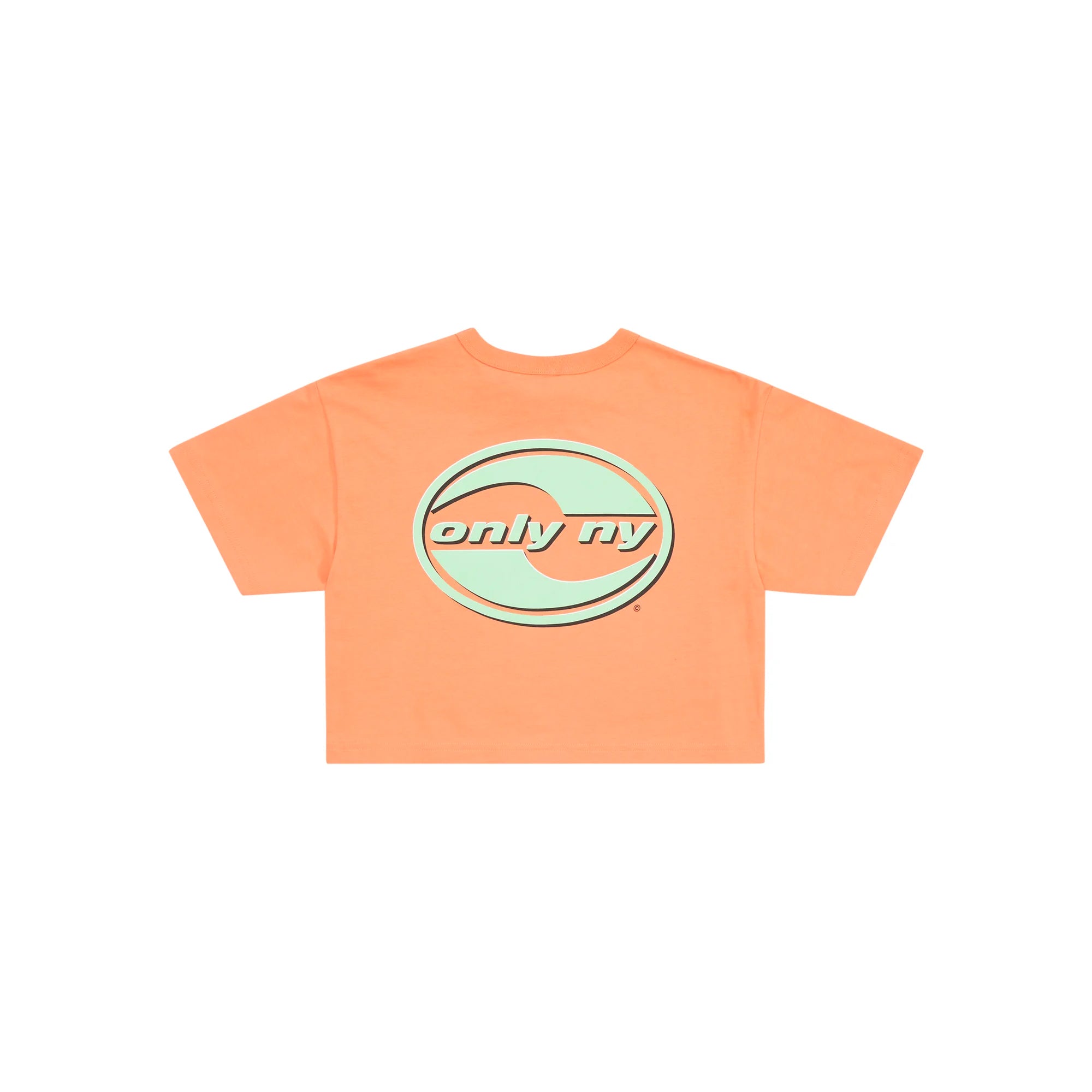 Only NY Wavy Logo Crop SS Tee