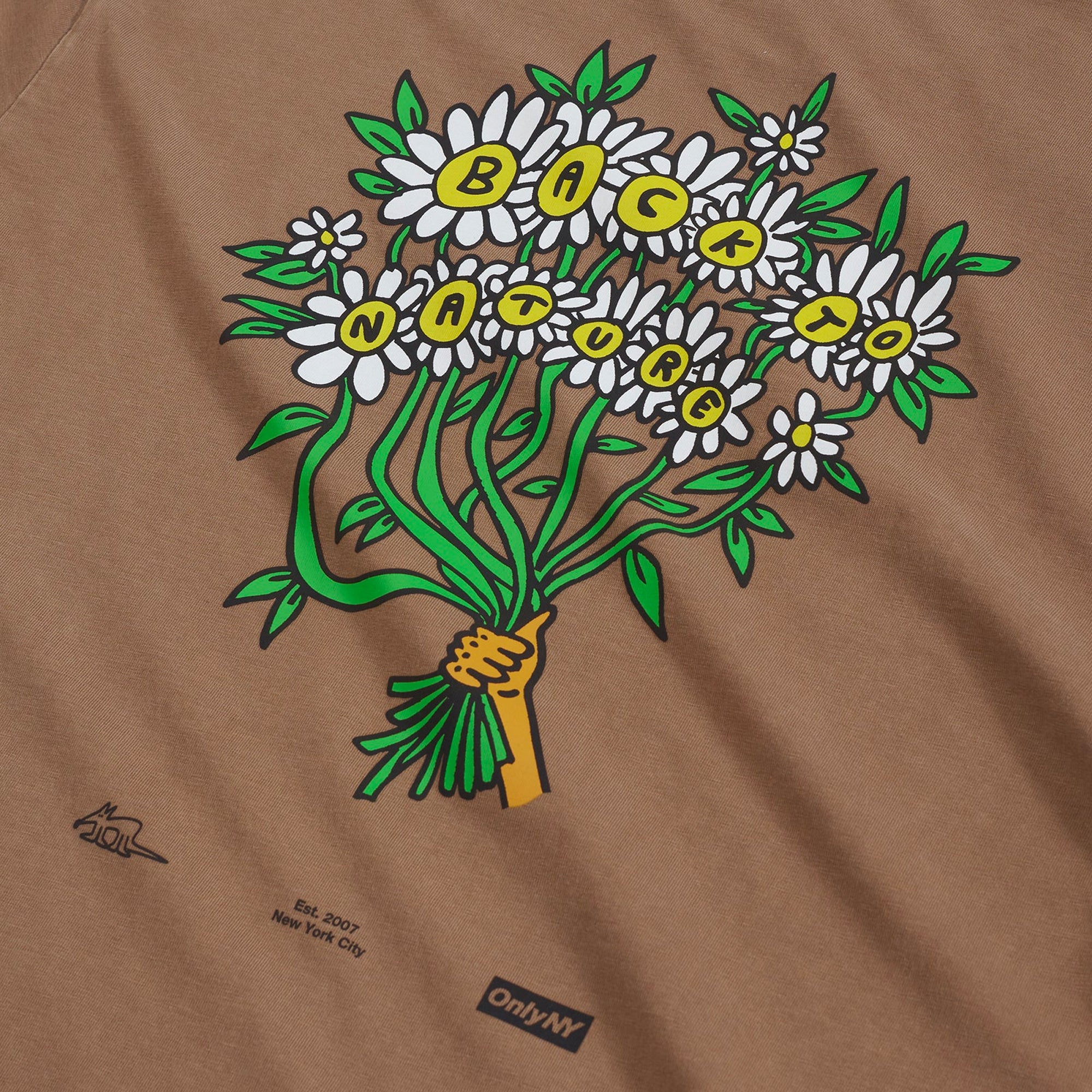 Only NY Mens Back To Nature SS Tee