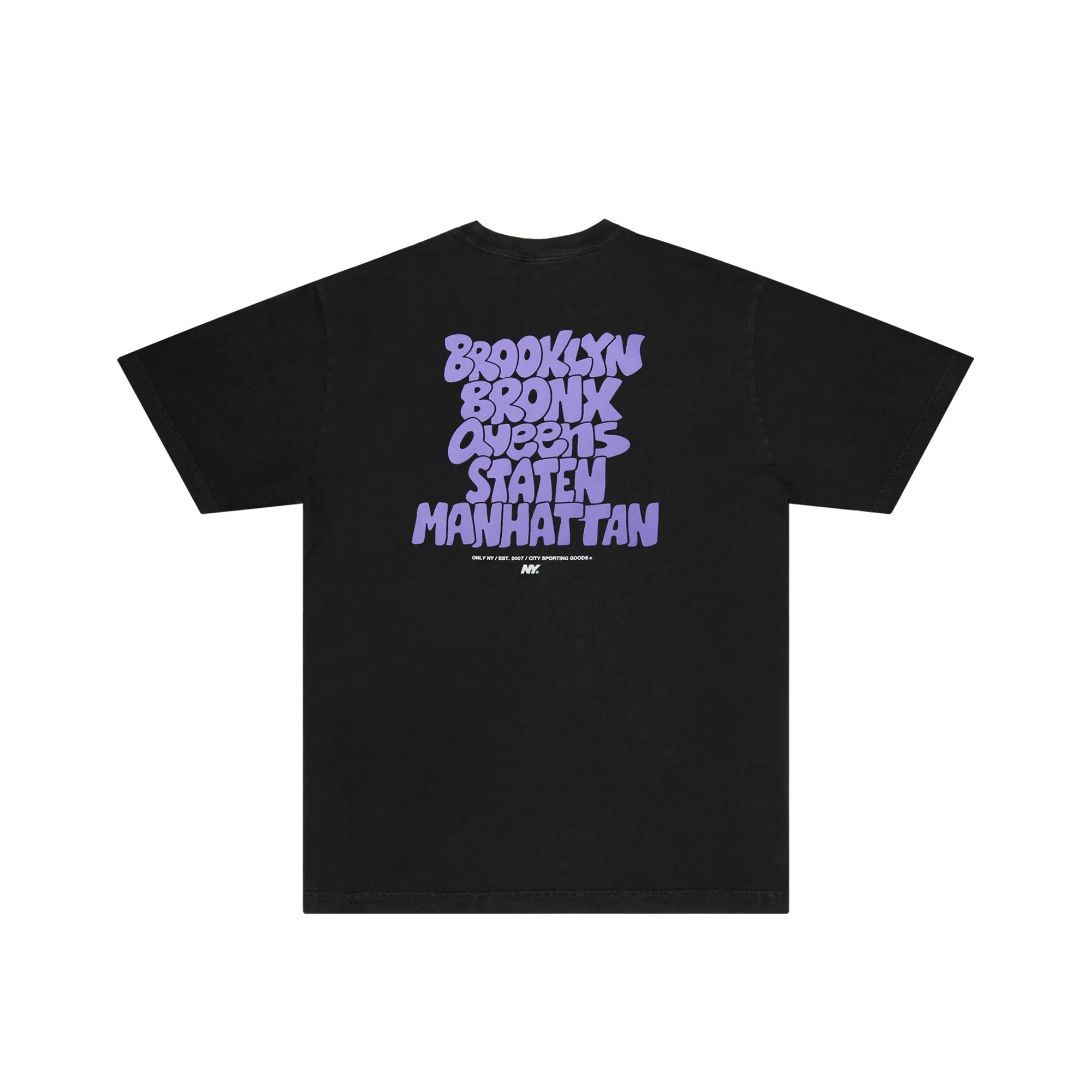Only NY Mens Graffiti Boroughs Tee