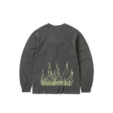 Thisisneverthat Mens Flame Onyx L/S Tee