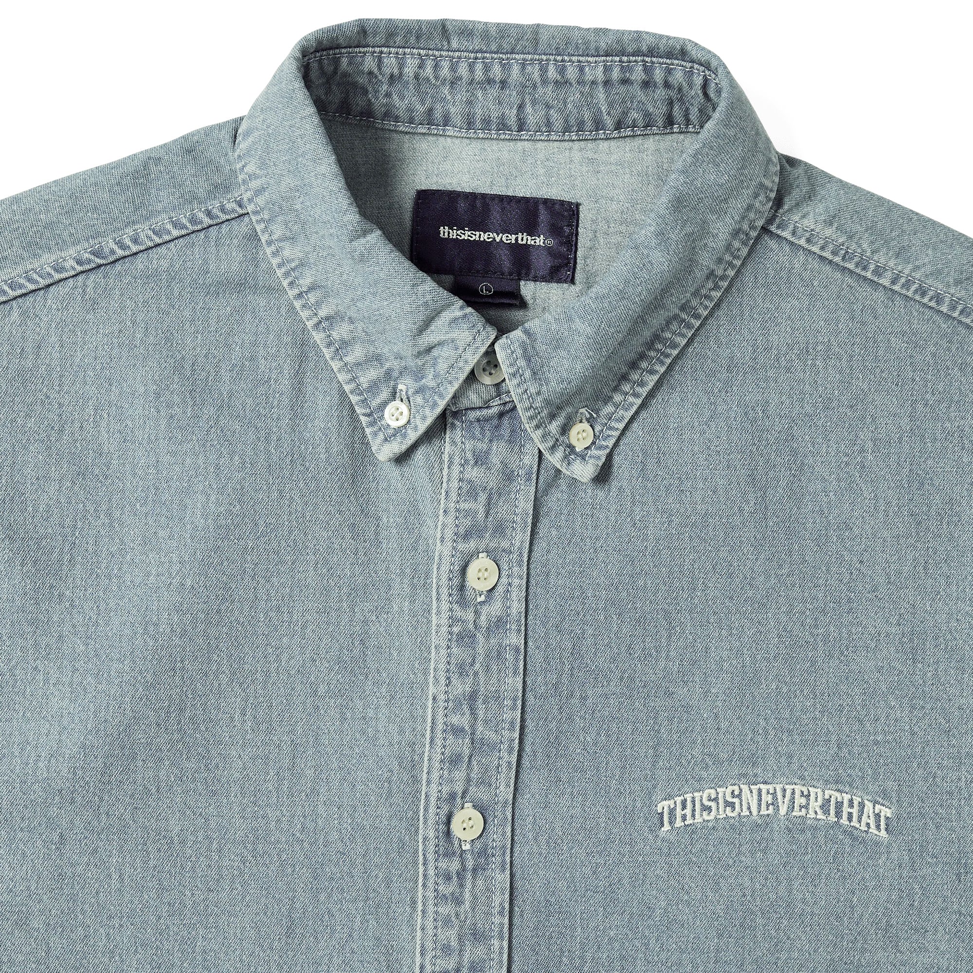 Thisisneverthat Mens Washed Denim Shirt