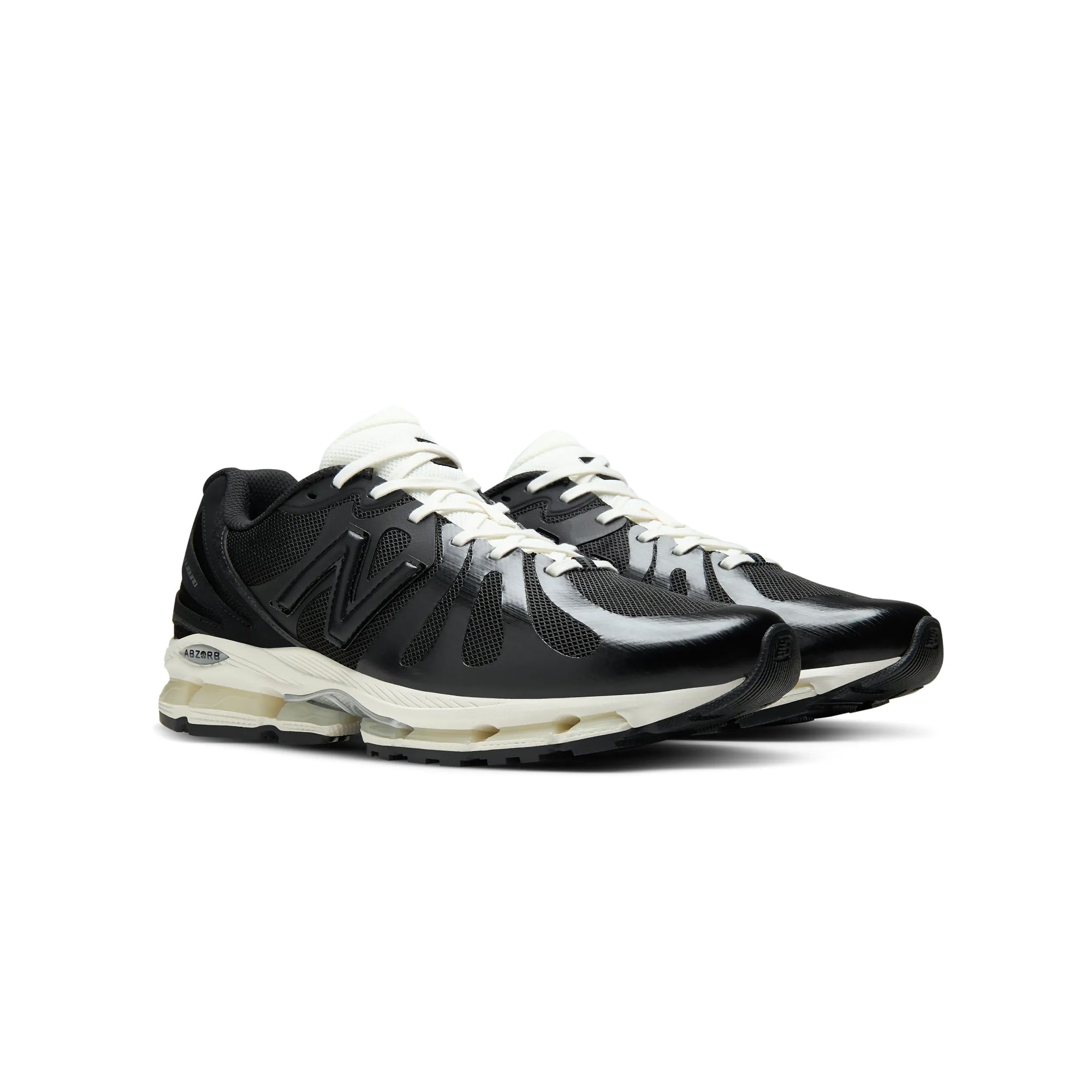 Black/White Sneakers on a white background