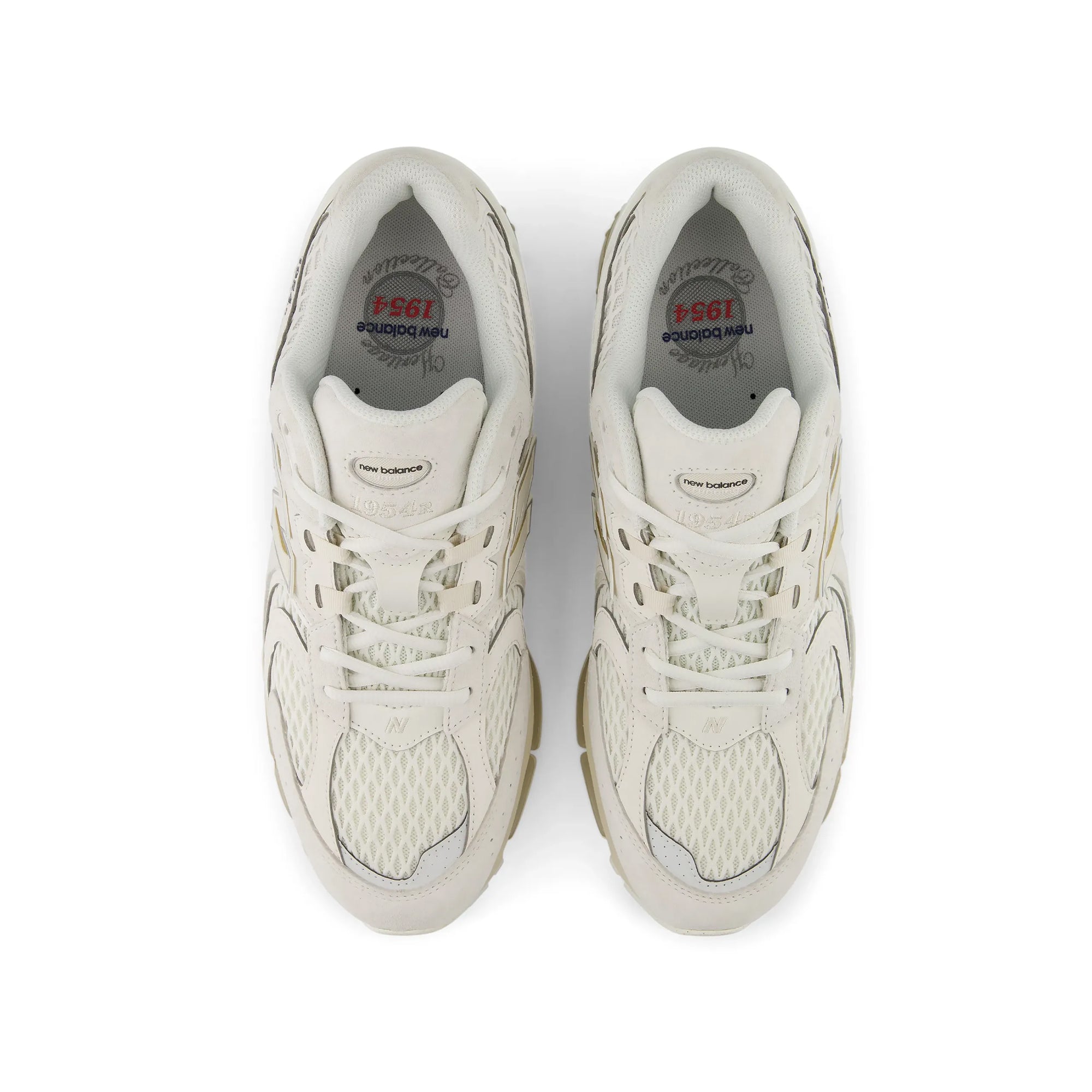 tan sneakers on a white background