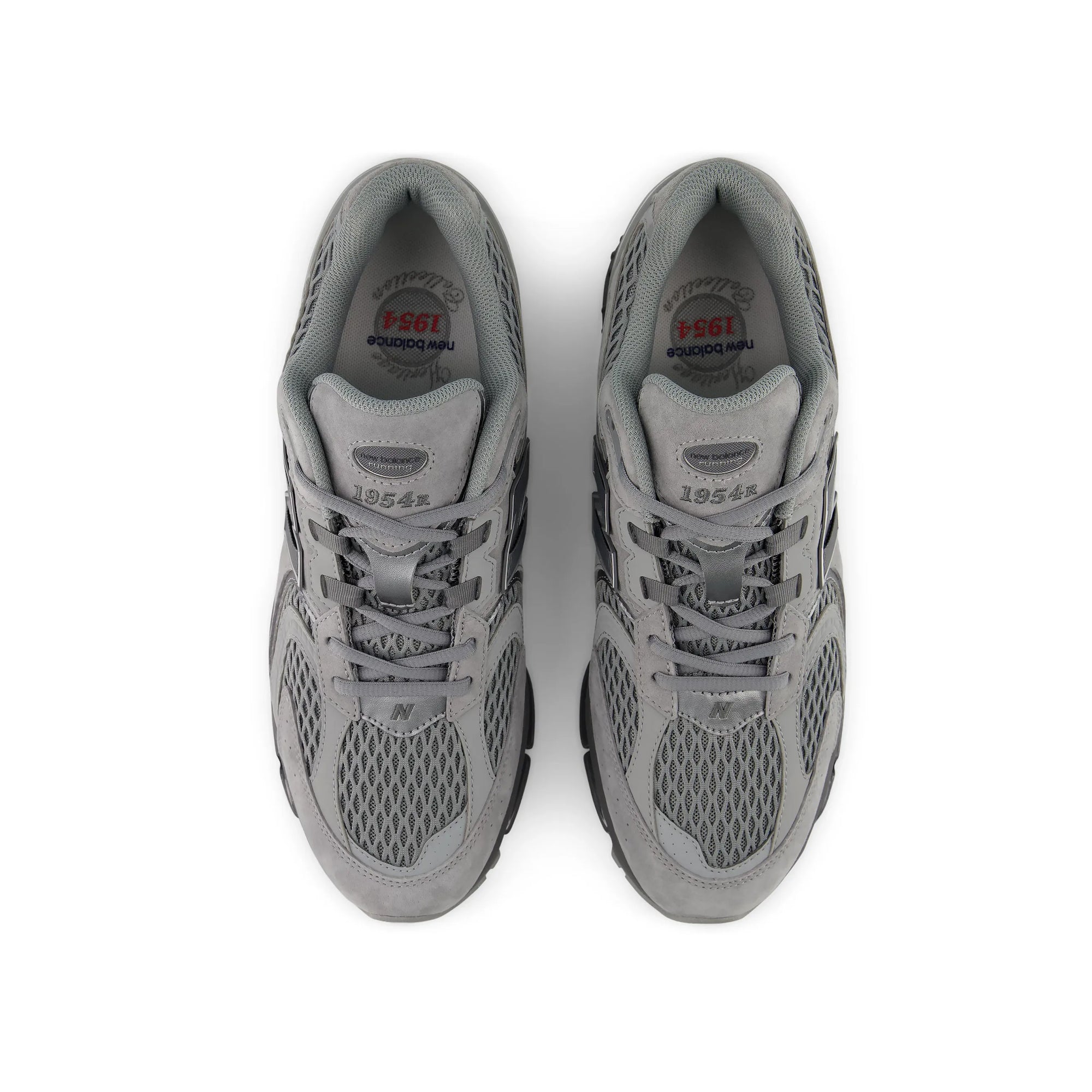 slate grey sneakers on a white background