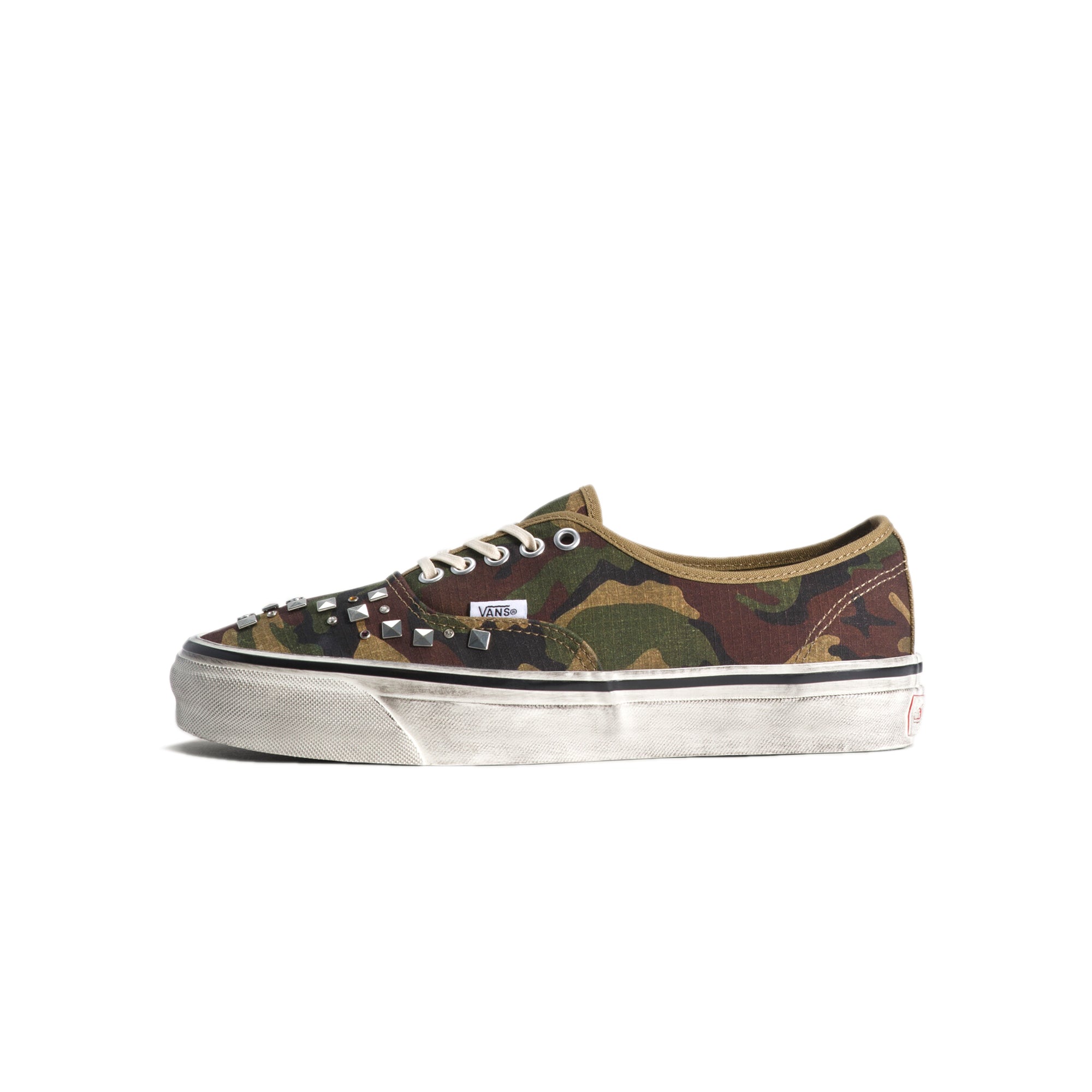 Woodland Camo Sneakers on a white background