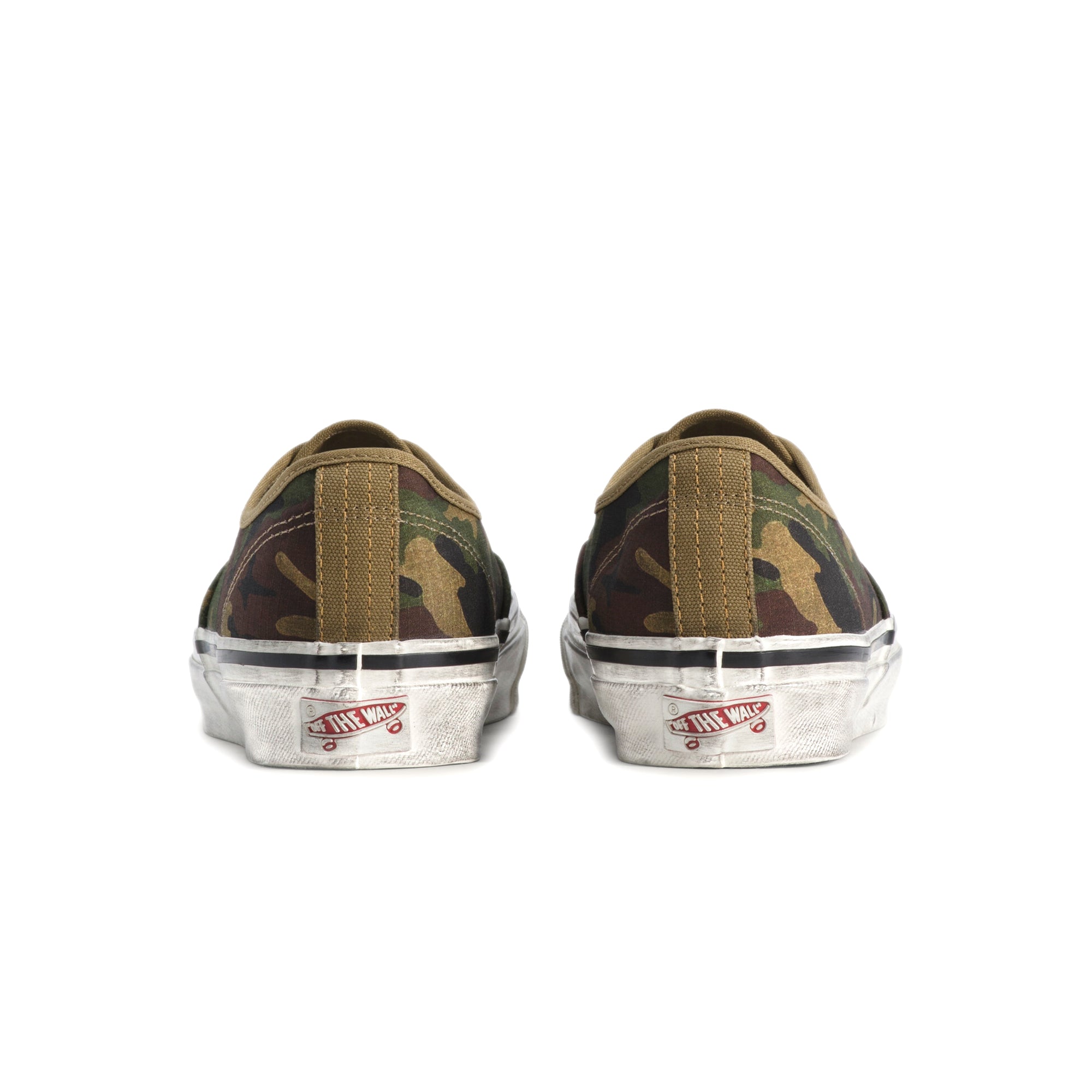 Woodland Camo Sneakers on a white background