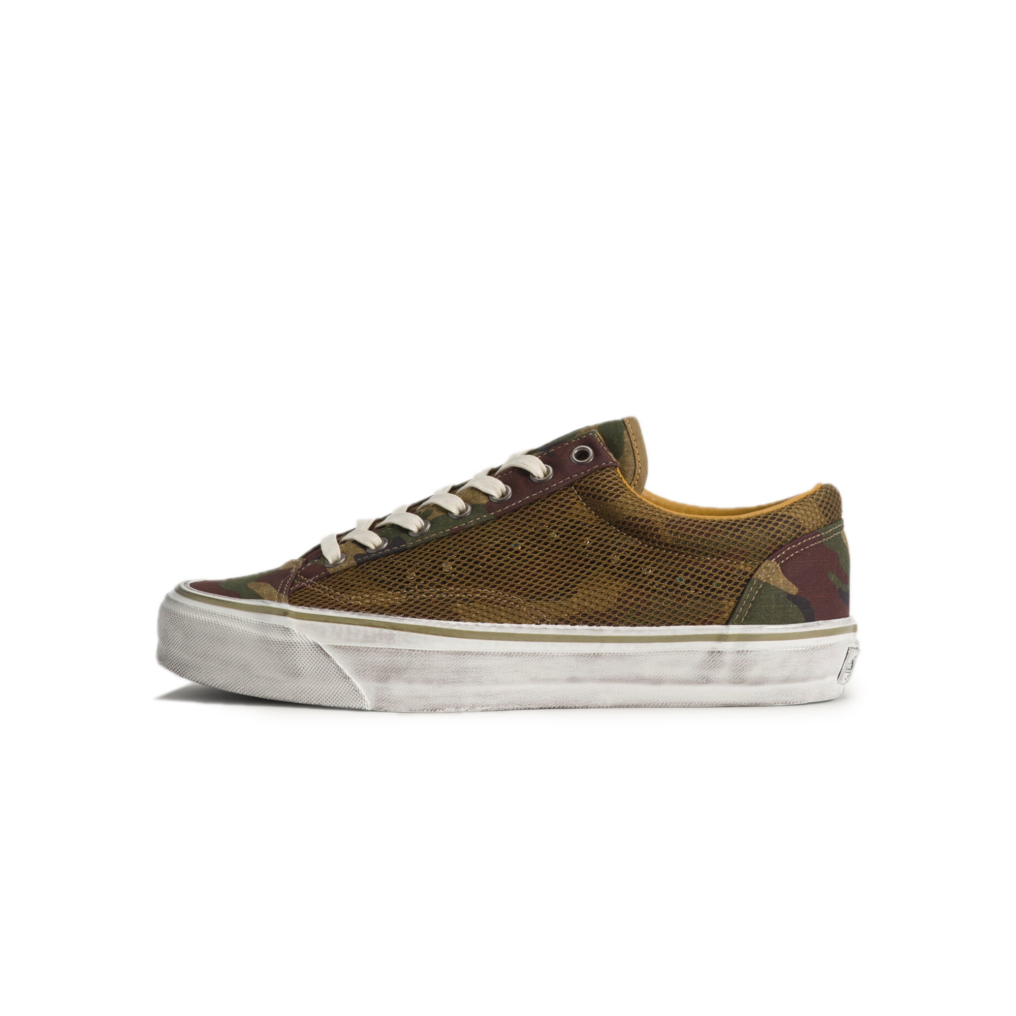 Woodland Camo Sneakers on a white background