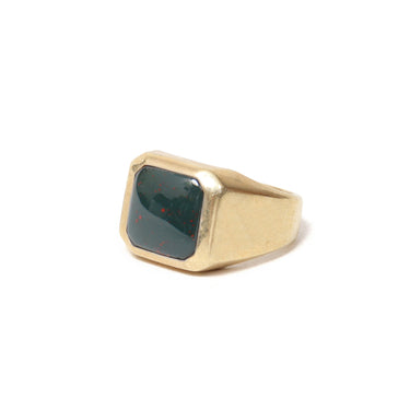 Wacko Maria Bloodstone Signet Ring (Type-3)