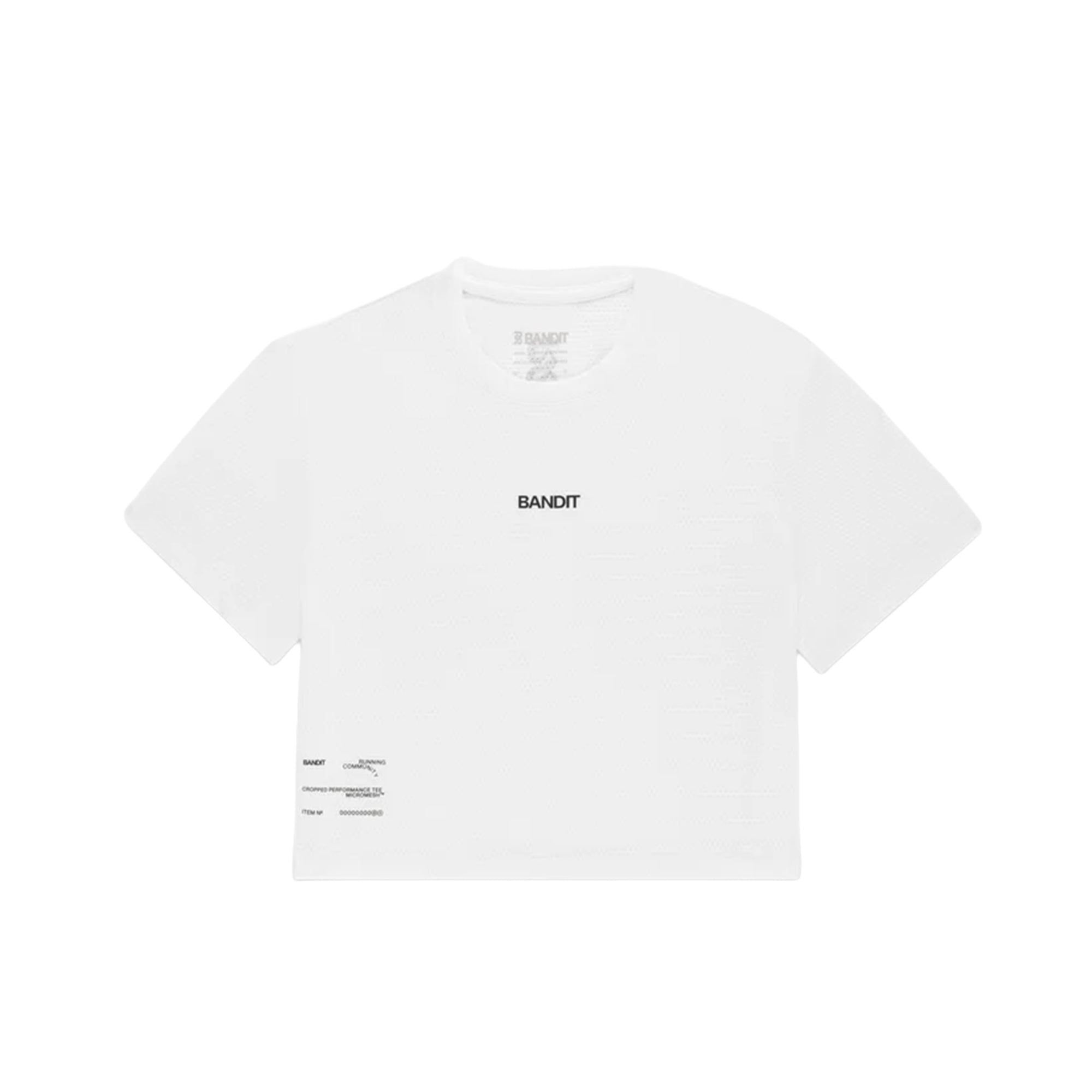 Bandit Running Womens MicroMesh Cropped Tee