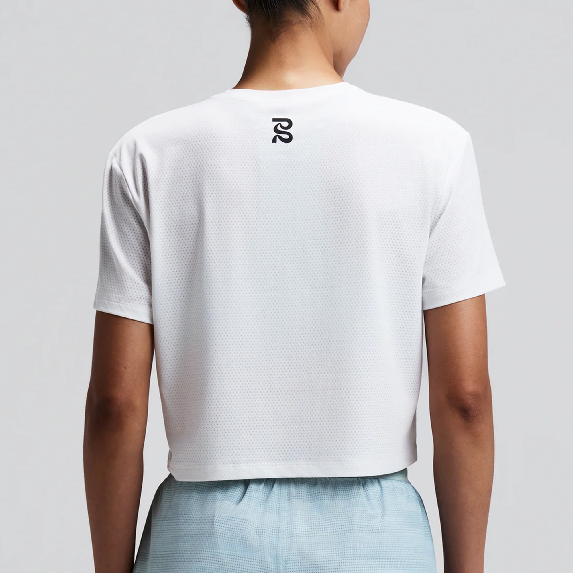 Bandit Running Womens MicroMesh Cropped Tee