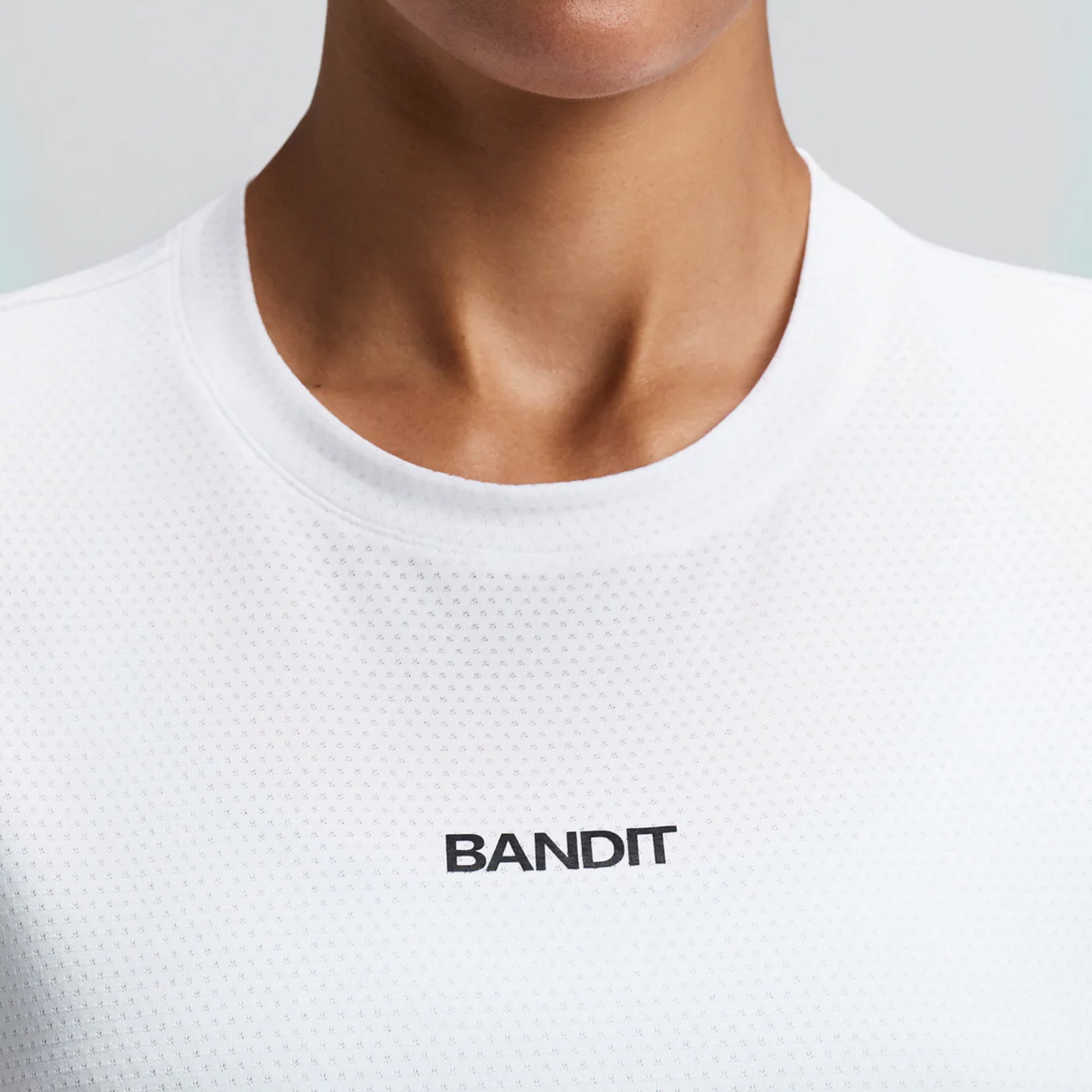 Bandit Running Womens MicroMesh Cropped Tee