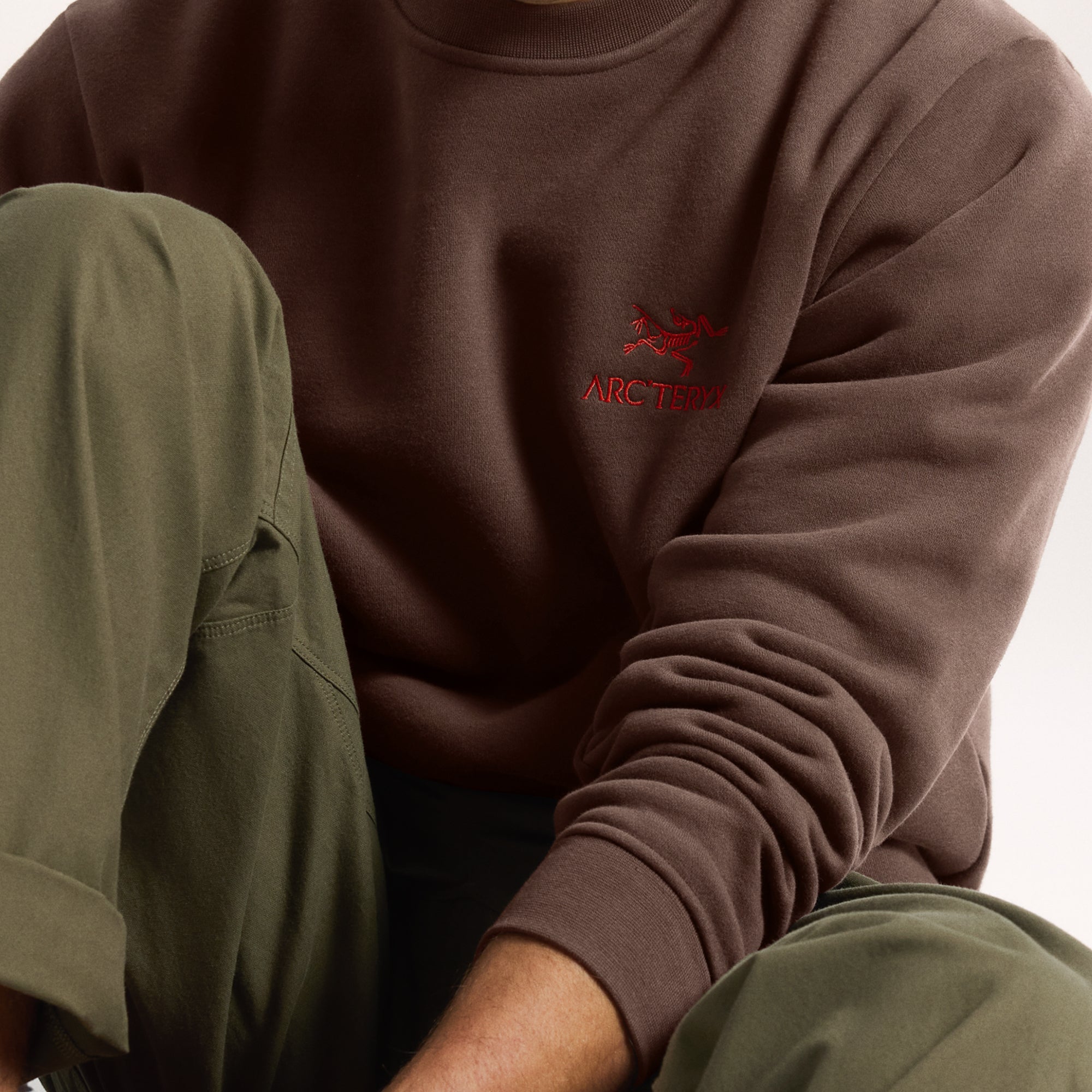 Arc'teryx Mens Emblem Fleece Crewneck