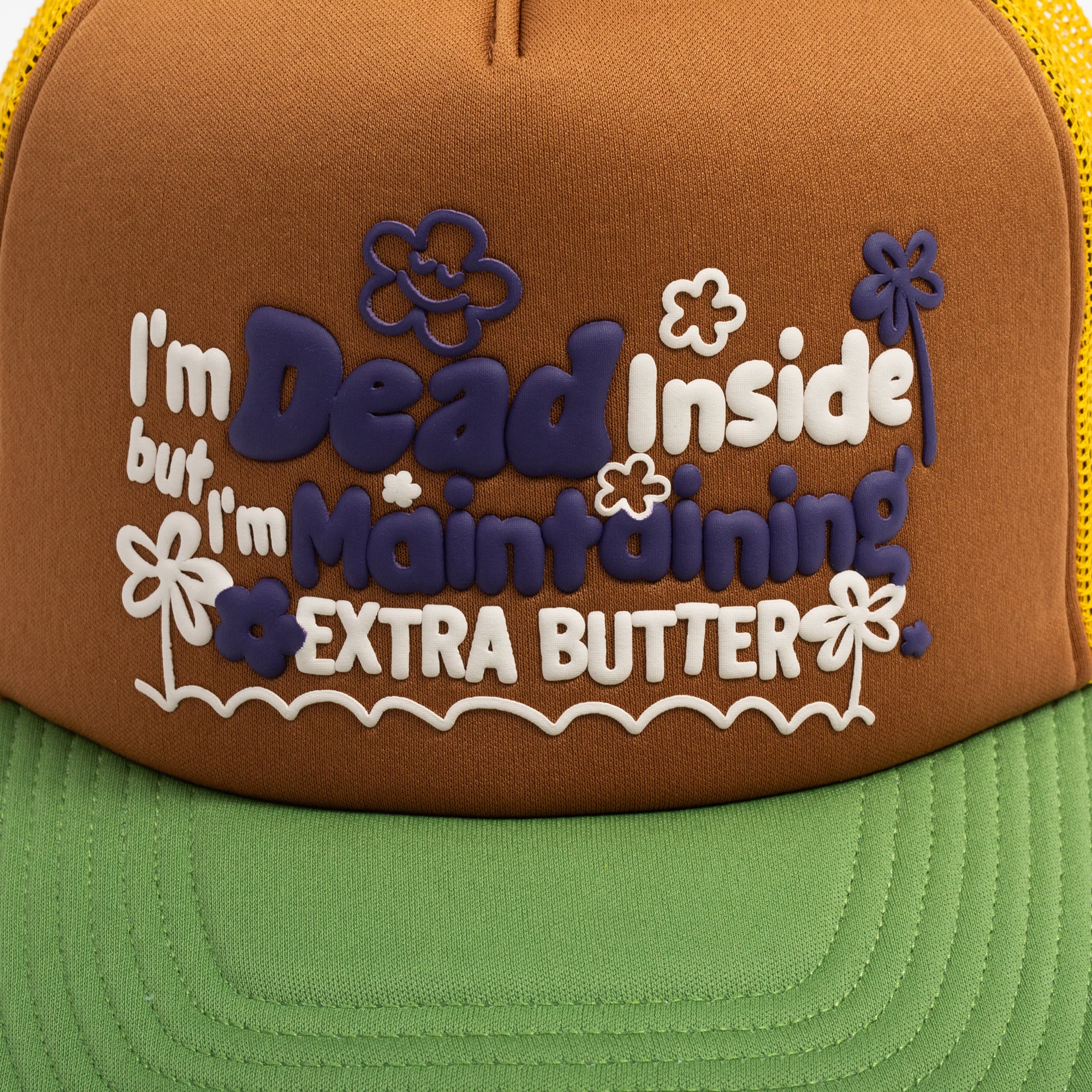 Extra Butter x '47 Gold Dead Inside Trucker FM Hat