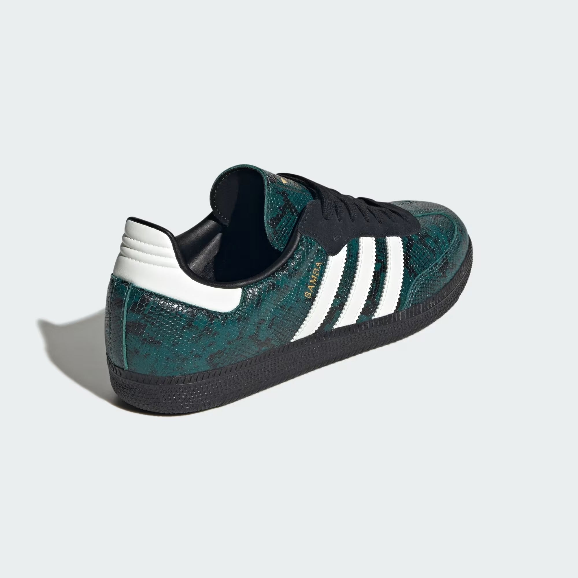 Rich Green/ Off White/ Core Black Sneakers on a white background
