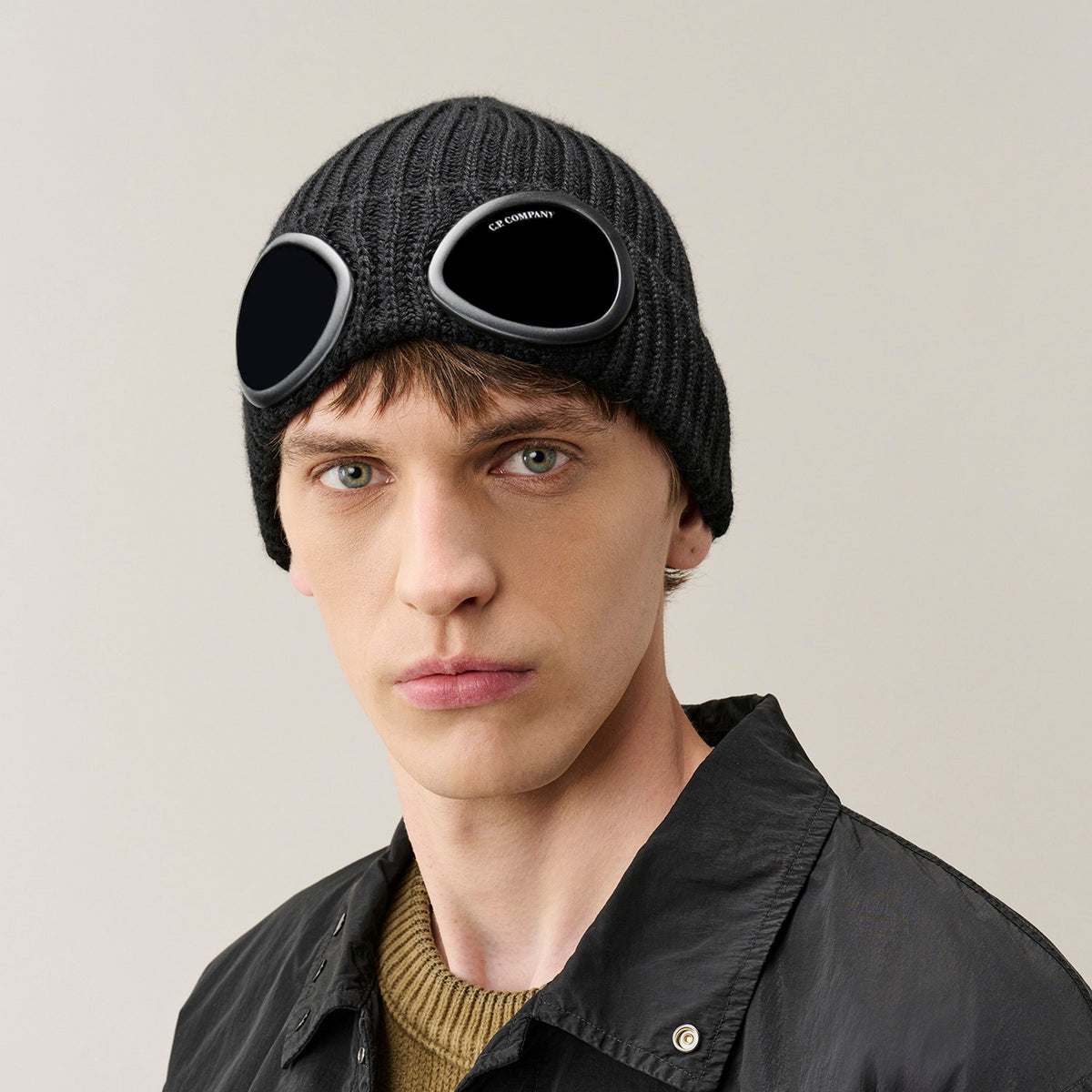 C.P. Company Extrafine Merino Wool Goggle Beanie