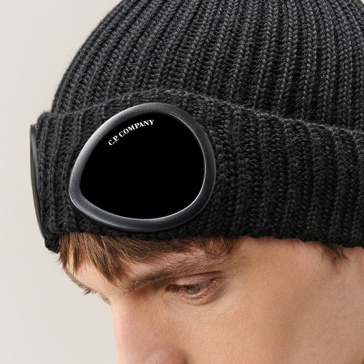 C.P. Company Extrafine Merino Wool Goggle Beanie