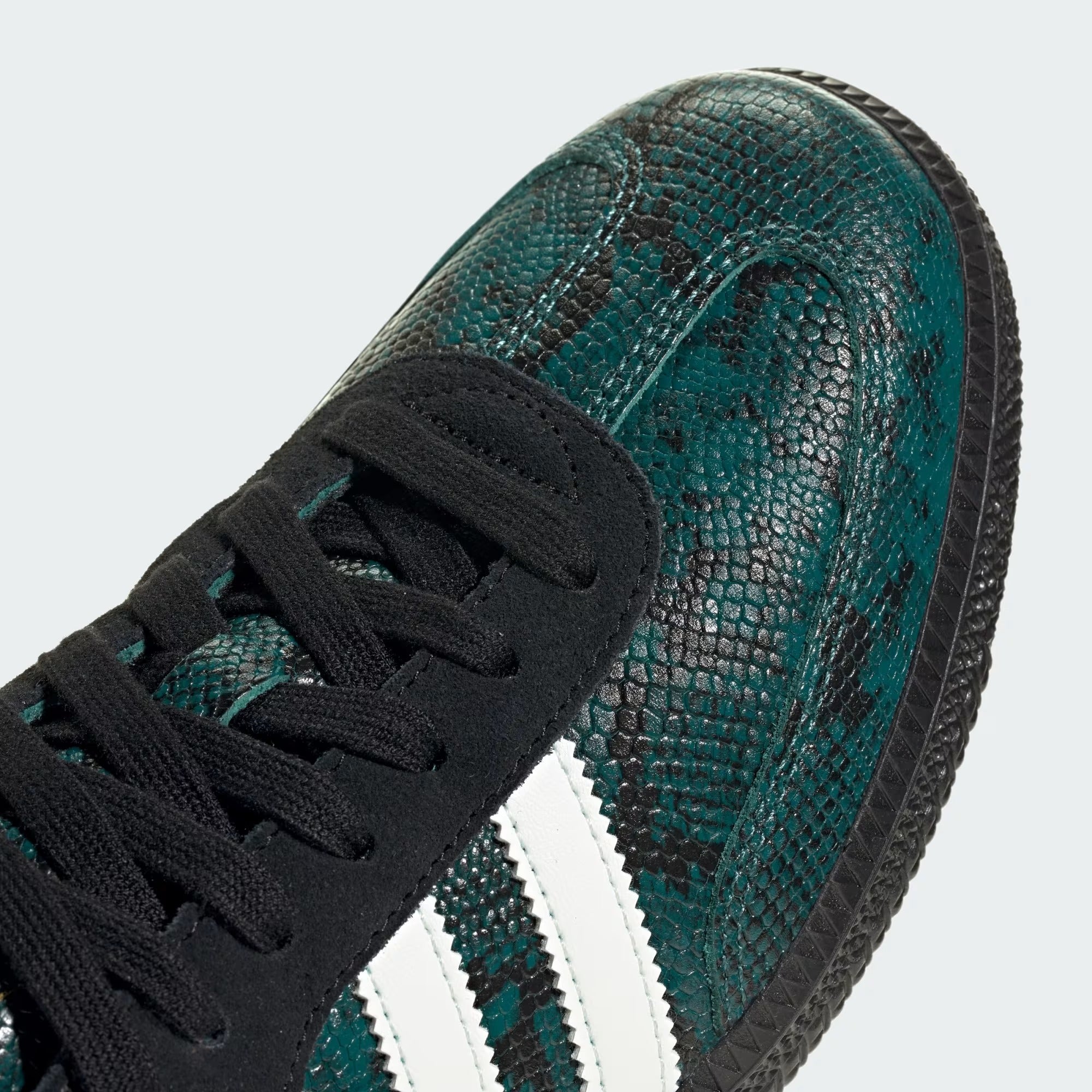 Rich Green/ Off White/ Core Black Sneakers on a white background