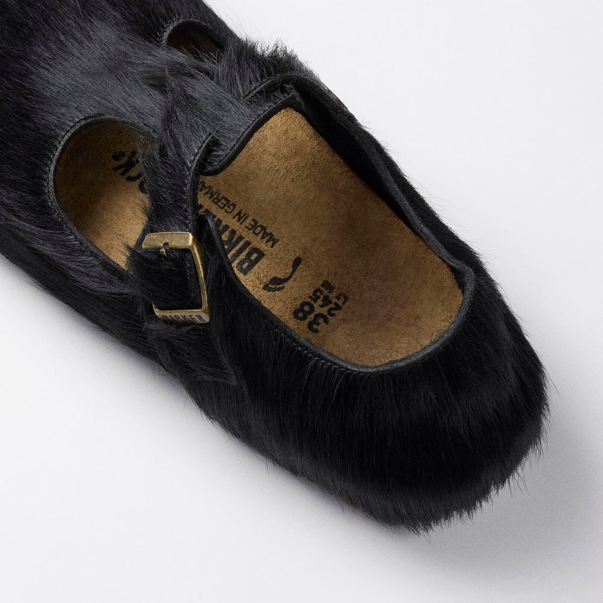 Birkenstock x SFTM Womens Paris The Rebel Fur Sandals