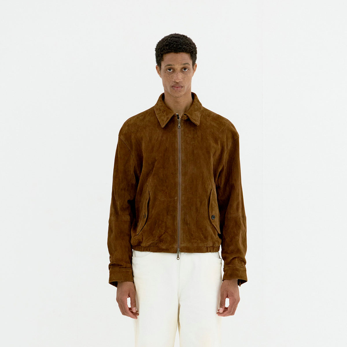 Coor Mens Goat Skin Swingtop Pleated Washed Jumper