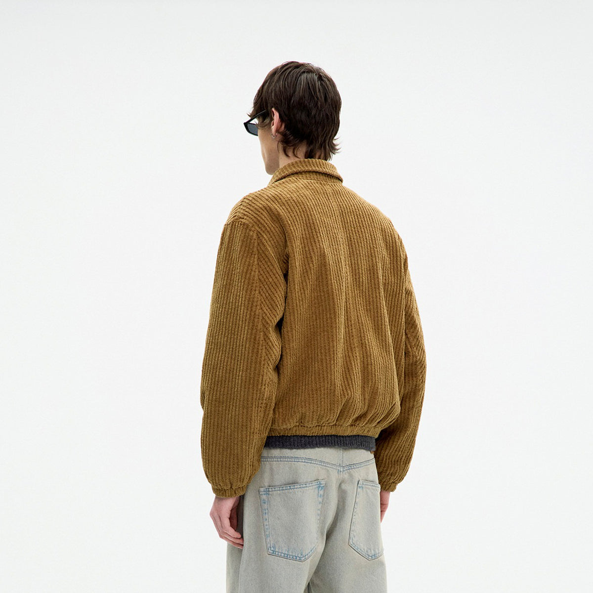 Coor Mens Corduroy Dyed Swingtop Quilted Bomber