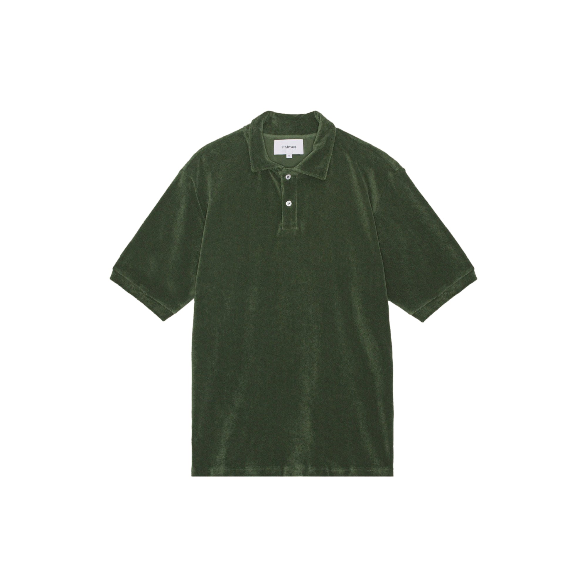 Palmes Mens Towel SS Polo 'Green'