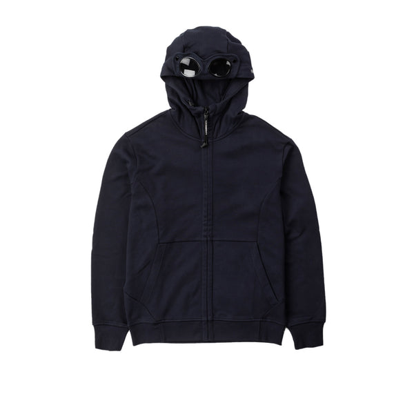 diagonal raised fleece split goggle hoodie CP Company Mens Diagonal Fleece Full-Zip Goggle Hoodie – Extra Butter