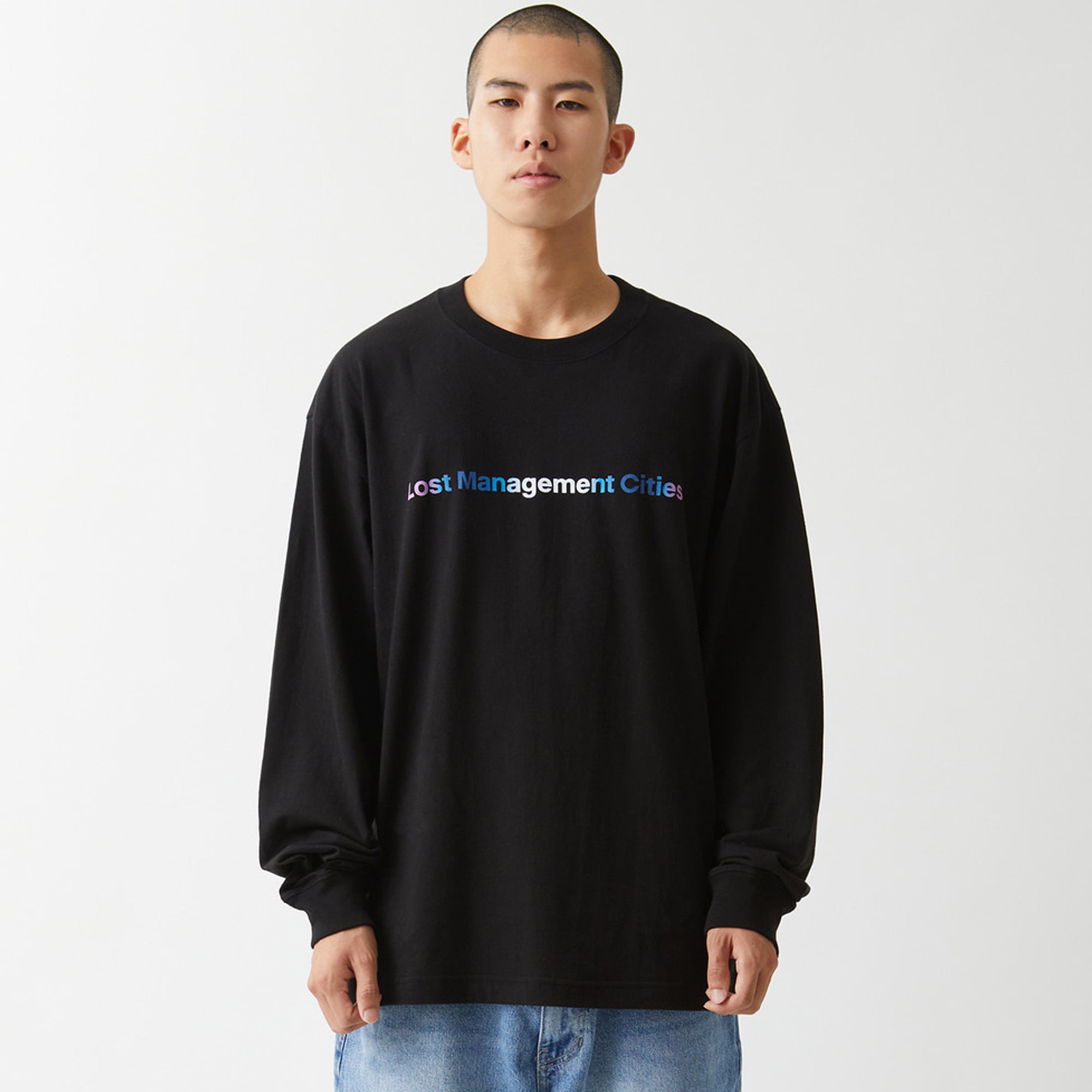 LMC Mens Gradiant Organic LS Tee 'Black'