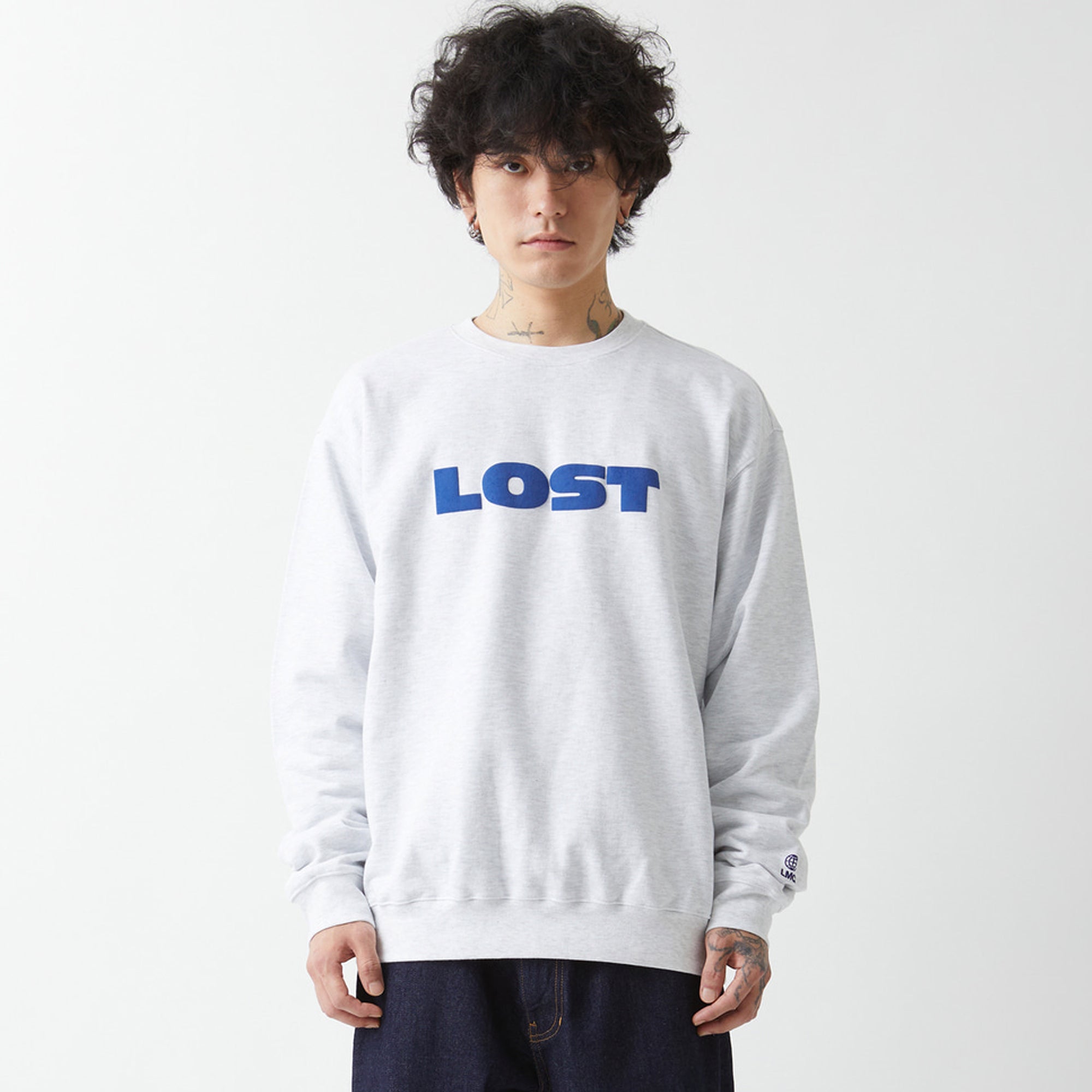 LMC Mens Lost Sweatshirt 'Light Heather Grey'