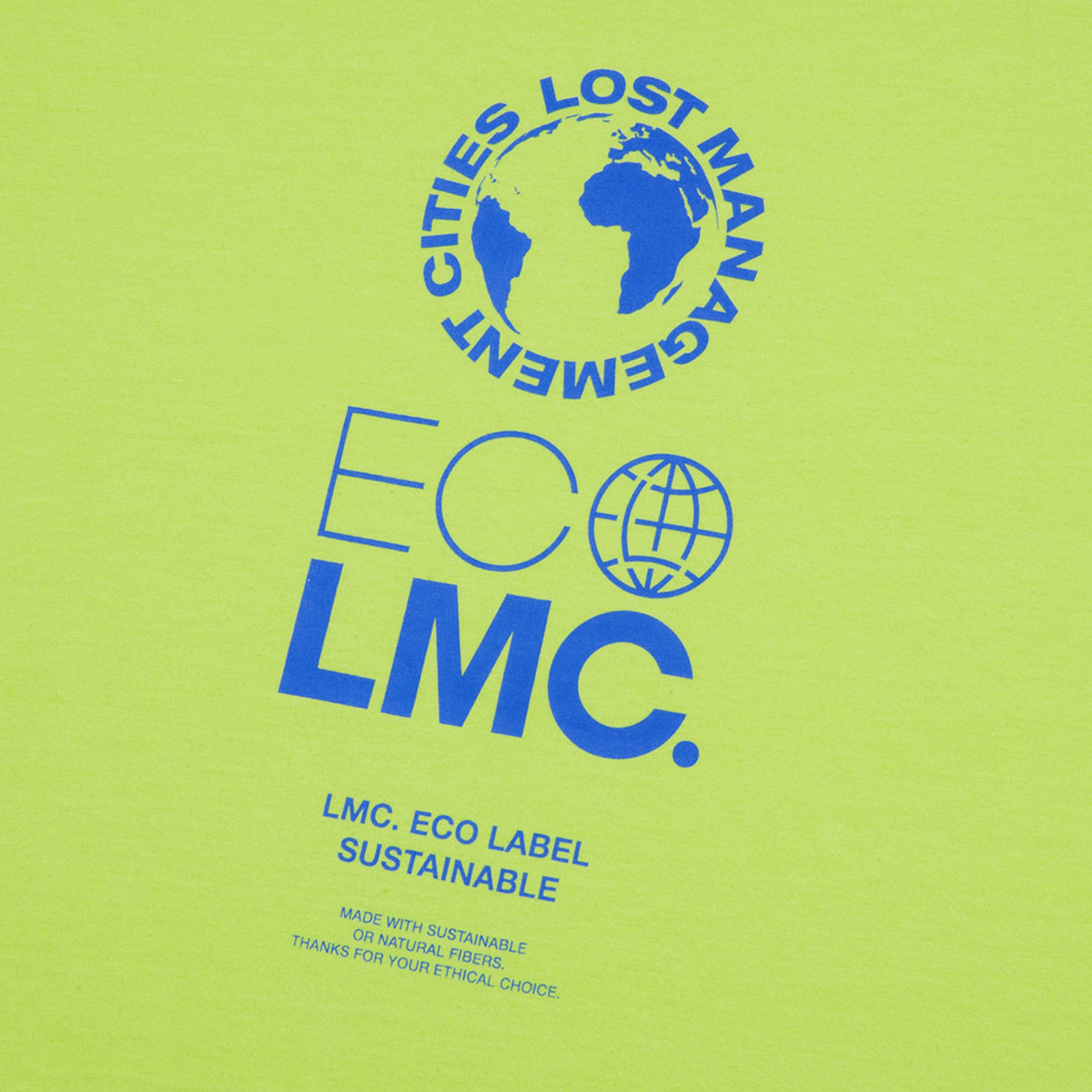 Lost Management Cities Mens Eco Label Organic SS Tee