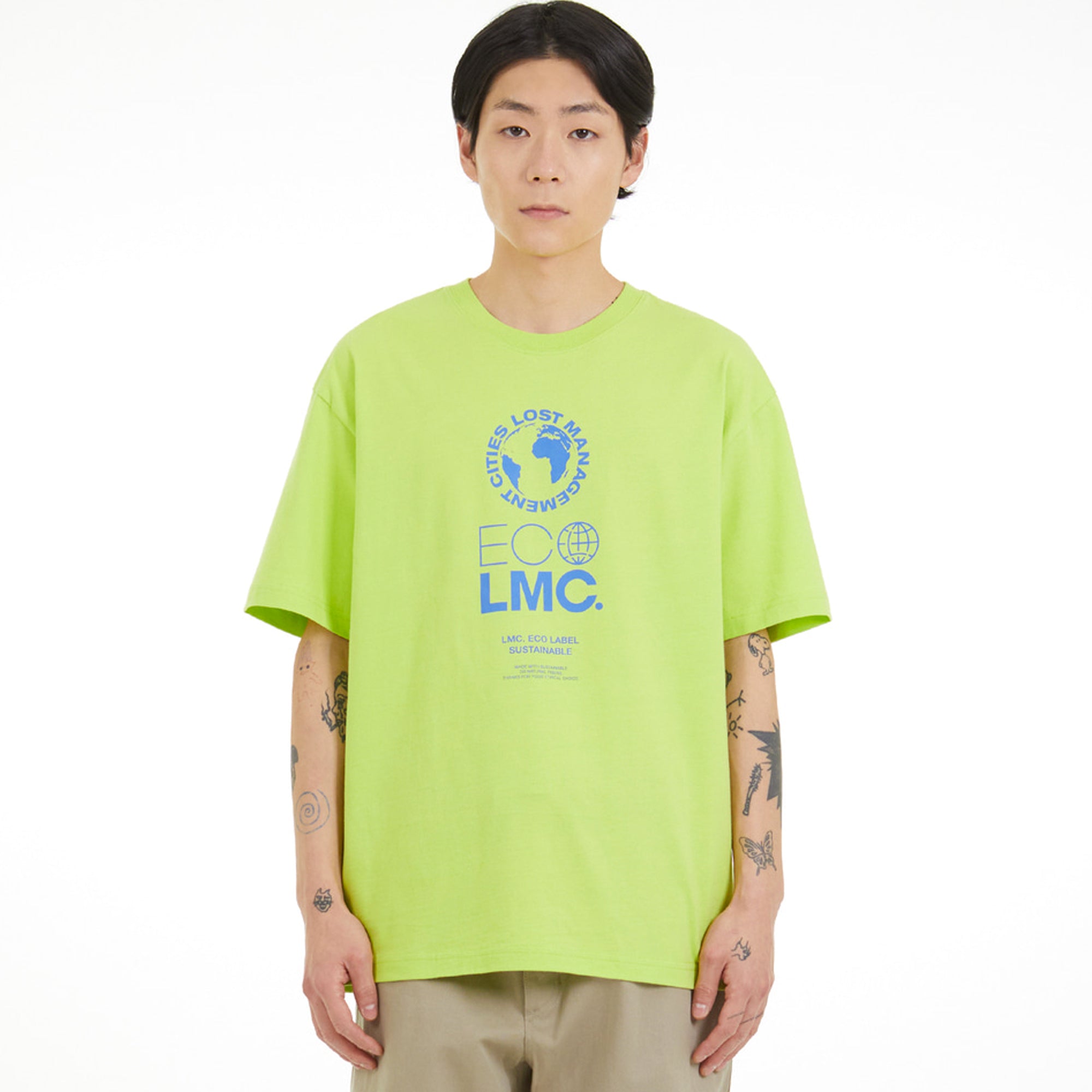 Lost Management Cities Mens Eco Label Organic SS Tee