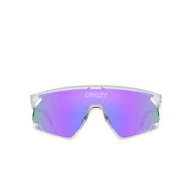 Oakley BXTR Metal Matte Clear W/ Prizm Violet Sunglasses