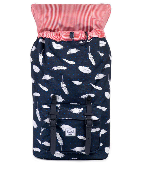 herschel backpack fish print Herschel Supply Co.: Little America Backpack (Feather/Black Rubber) – Extra Butter