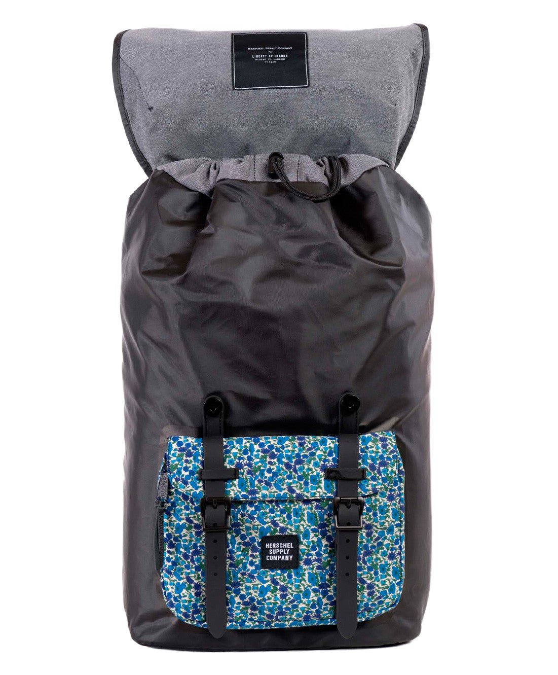 Herschel Supply Co.: Little America Backpack (Black/Petal & Bud Print) – Extra Butter
